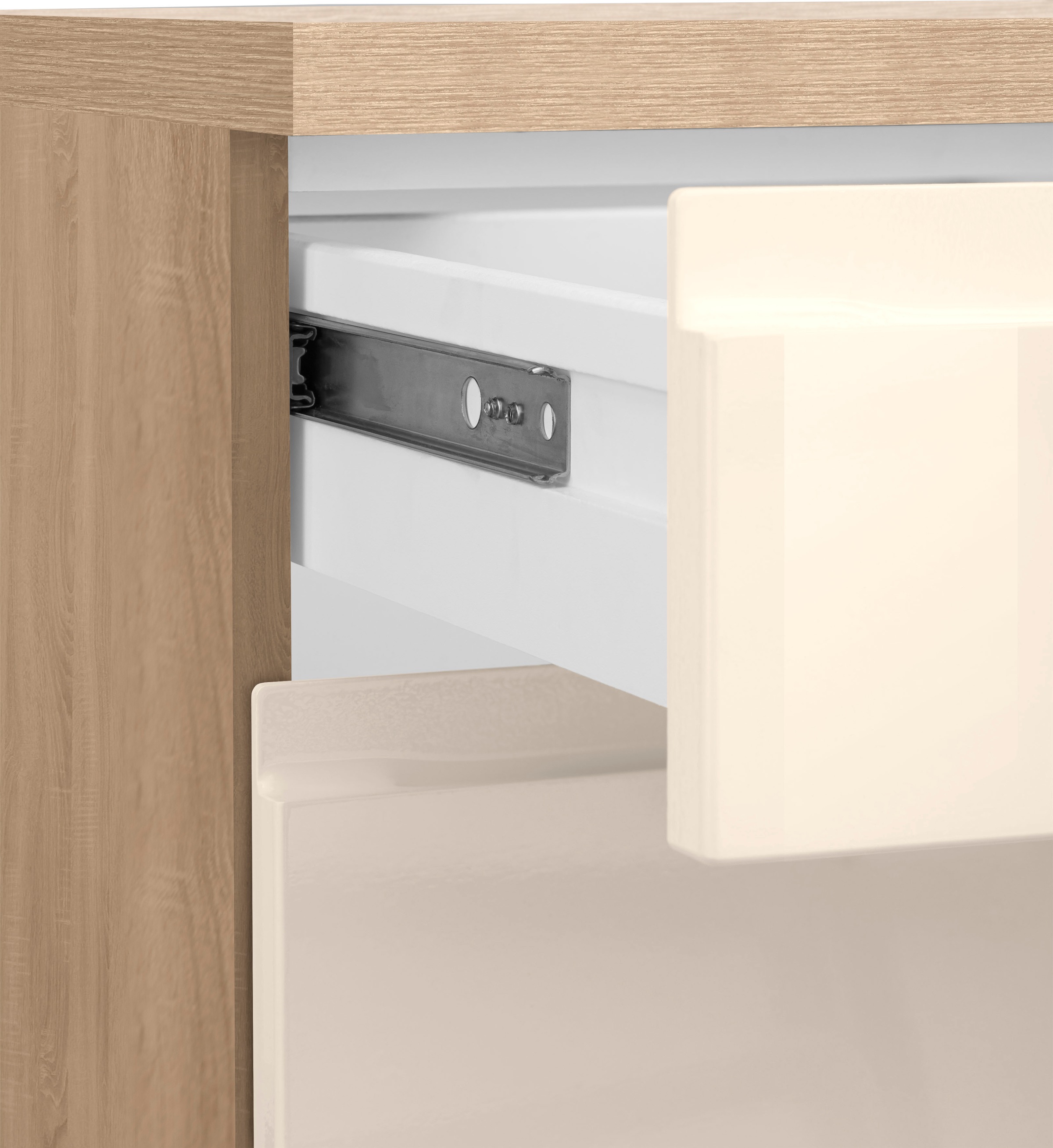 KOCHSTATION Küchenzeile »KS-Virginia« Breite 350 cm, wahlweise mit Induktion