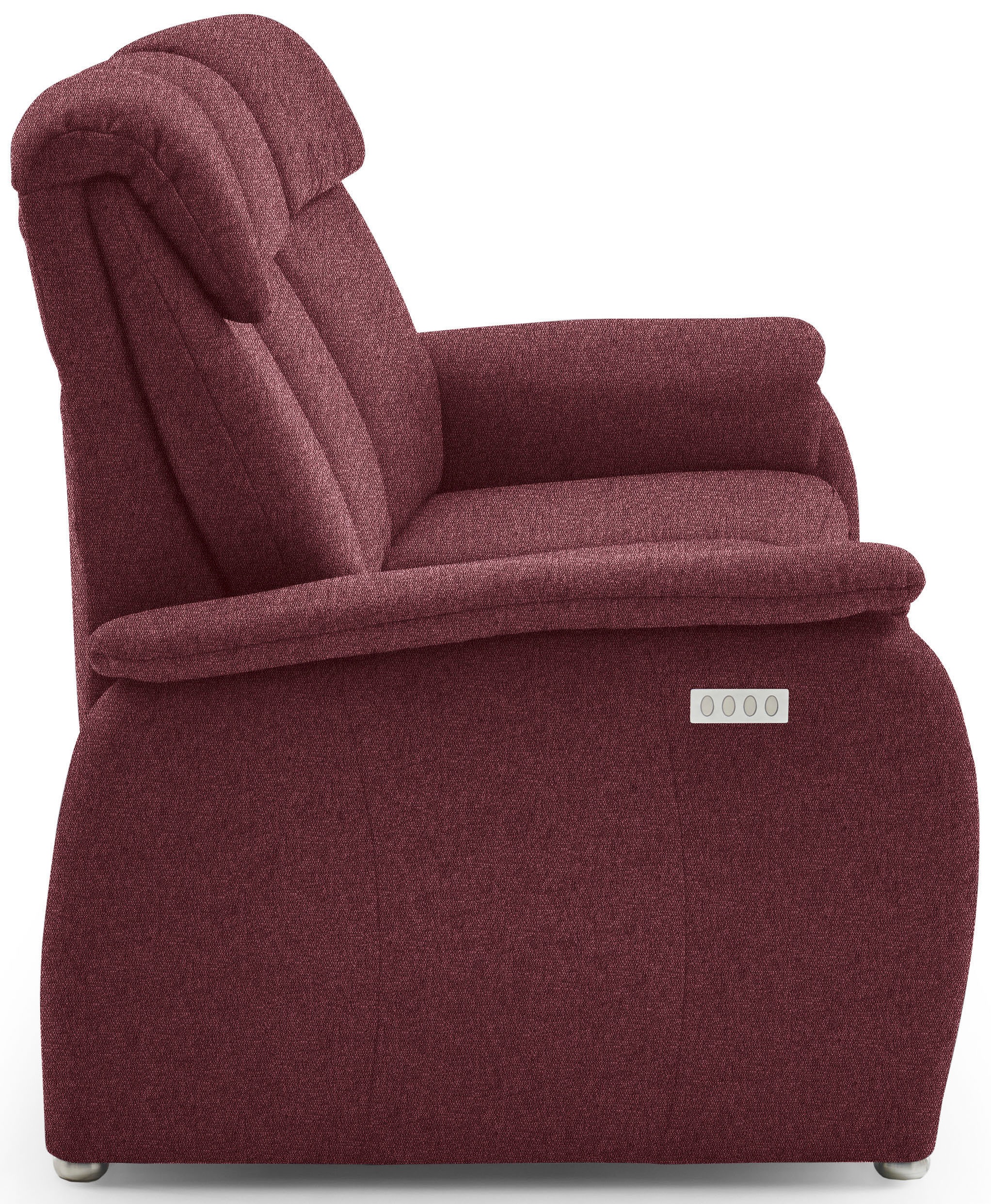 Home affaire 3-Sitzer »Turin mit Steckdose und USB-Port auch in Easy care-Bezug«, 2 x vollmotorische Relaxfunktion, herunterklappbarer Tisch