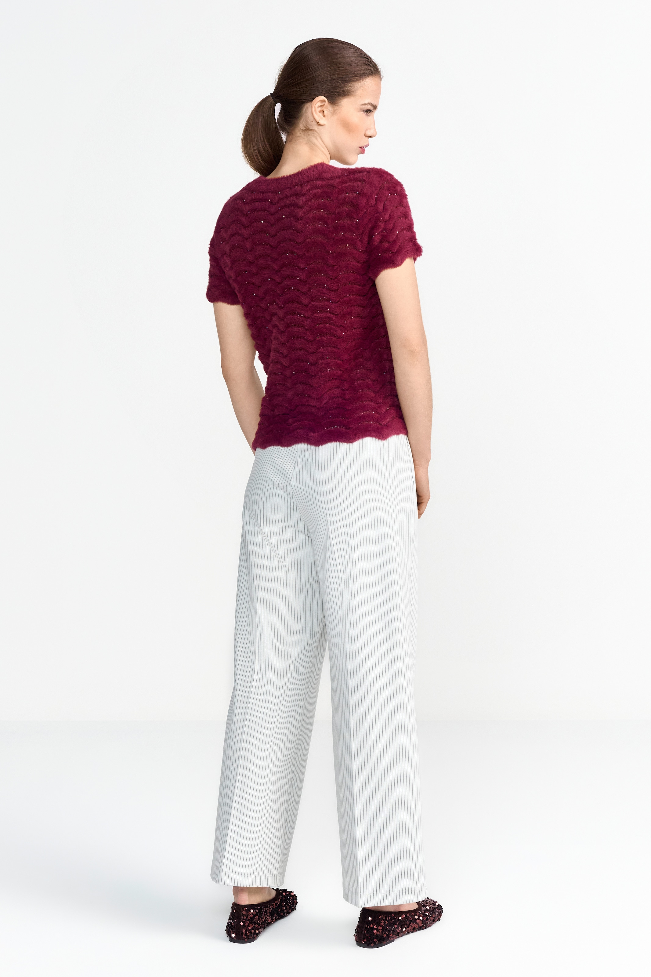 RICHROYAL Strickpullover, Mit Rundhalsausschnitt
