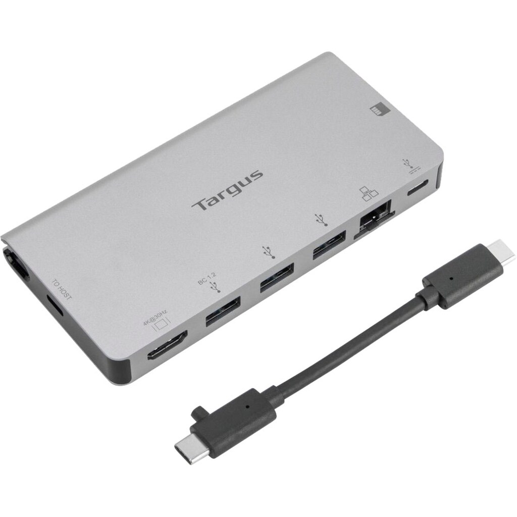 Targus USB-Adapter »USB-C Dockingstation mit Kartenleser 4K HDMI 100W«