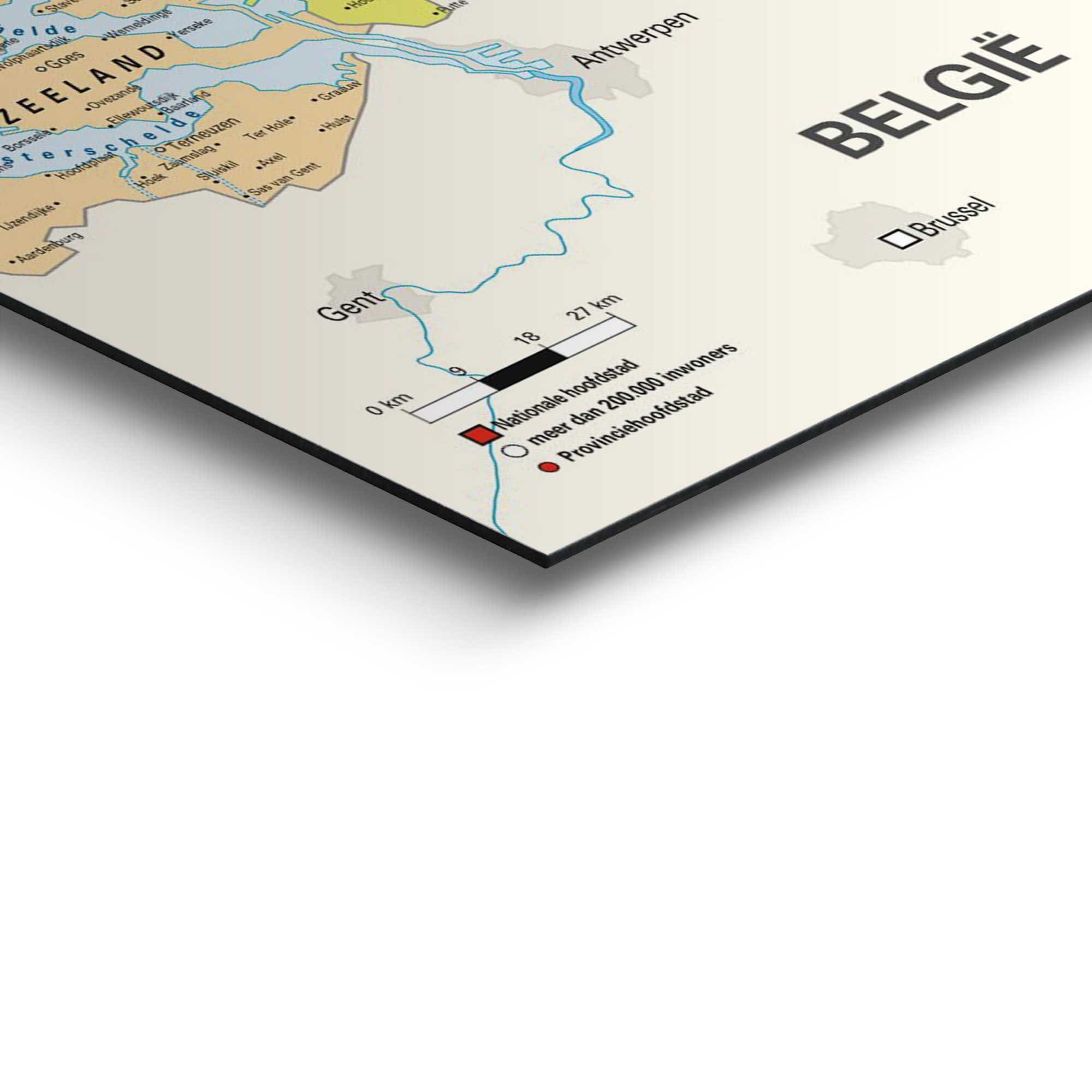 Niederländisch Holland Landkarte (1 bestellen Landkarten, auf »Wandbild - Wandbild - Reinders! Städte«, Raten St.) Niederlande