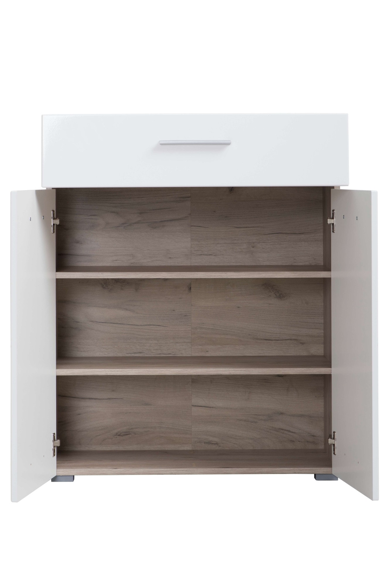 Home affaire Schuhschrank »Beny, Schuhkommode, Schuhregal, mit einer Schublade, Höhe 98 cm«, Hochglanzfronten, 2 Türen, Breite 79 cm