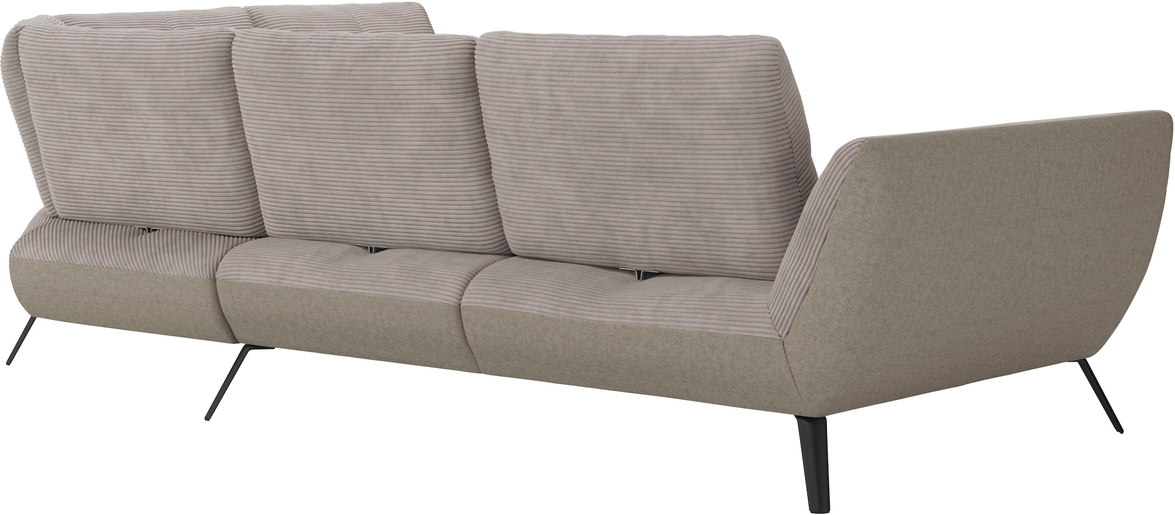 Places of Style Ecksofa »Mikado L-Form«, inkl. Sitztiefenverstellung und Armteilverstellung
