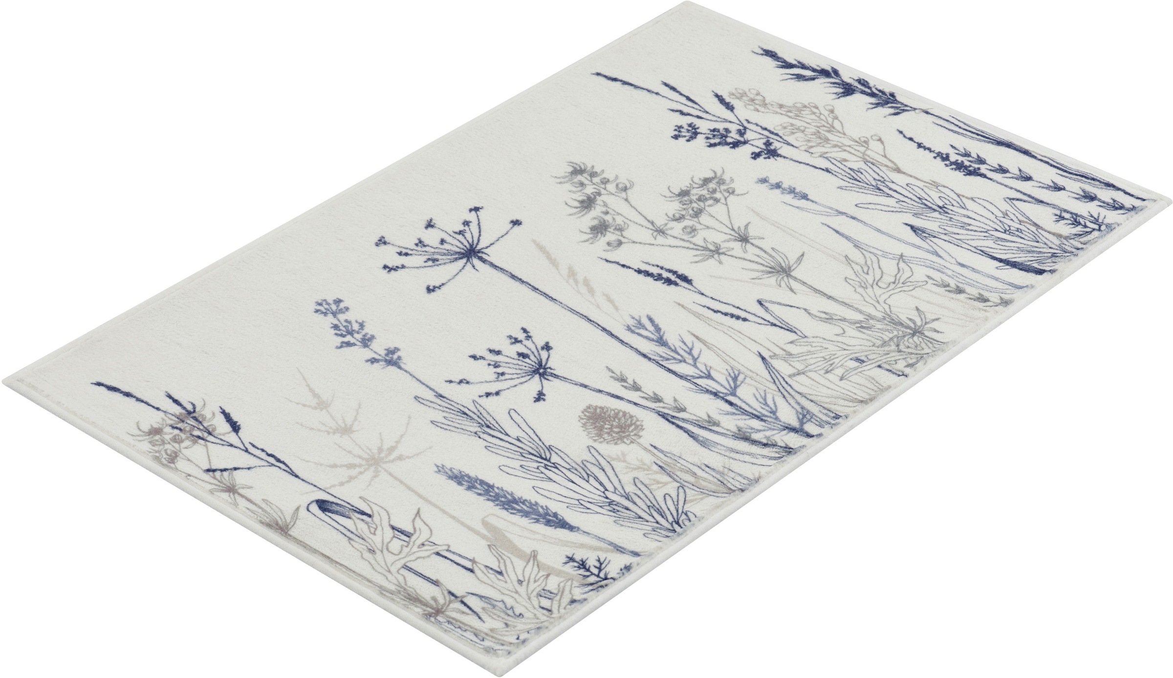 Kleine Wolke Badematte »Savannah«, rutschhemmend beschichtet, fußbodenheizungsgeeignet, Badteppich, bedruckt, Gräser Design