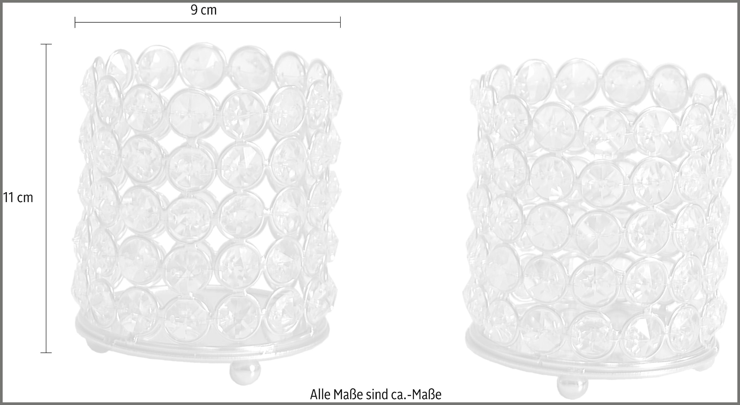 Home affaire Kerzenständer »Lucy«, (Set, 2 St.) bequem kaufen