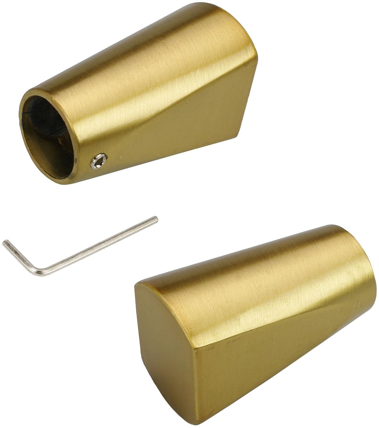 Liedeco Gardinenstangen-Endstück »Dust« für Gardinenstangen Ø 16 mm