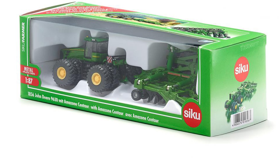Siku Spielzeug-Traktor »SIKU Farmer, John Deere 9630 mit Amazone Centaur (1856)«