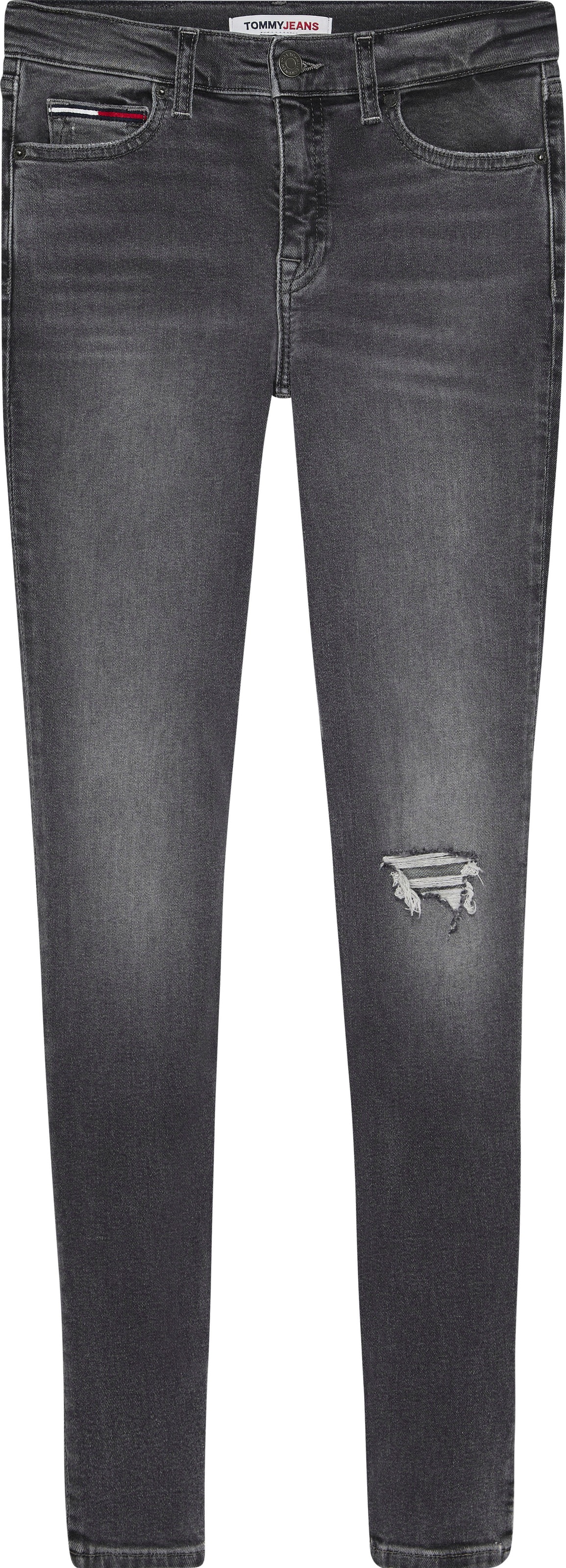 »NORA SKINNY BG2235«, ♕ Destroyed-Effekten gestickter Tommy Jeans mit MR Tommy Skinny-fit-Jeans & Jeans Logo-Flag bei PVS