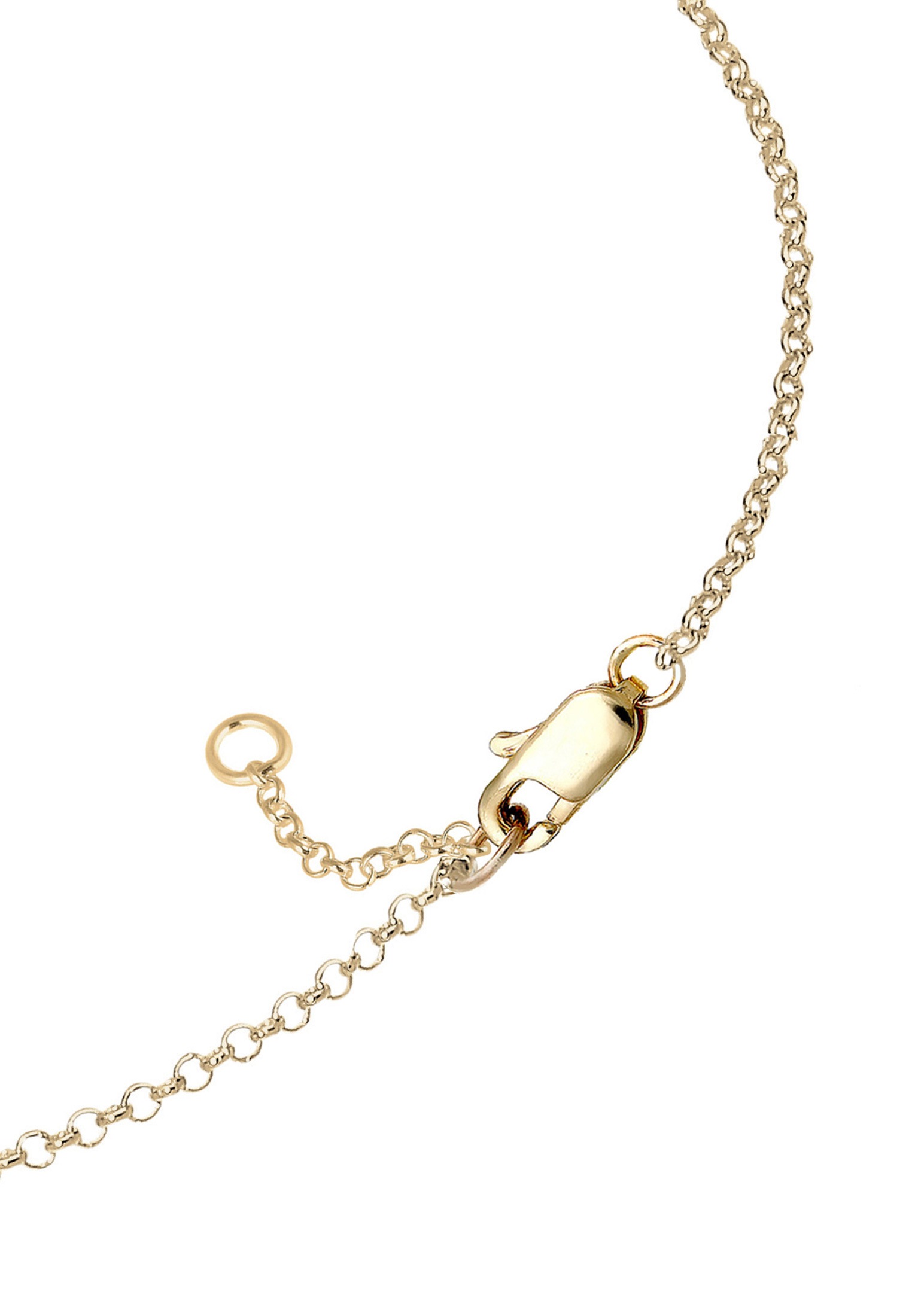 Elli Premium Armkette »Armband Kleeblatt 375 Gelbgold«