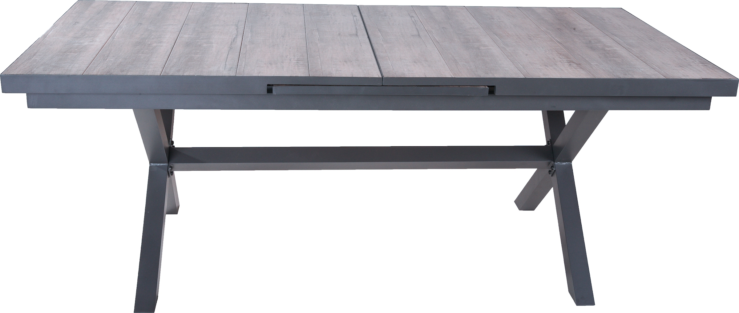 Garden Pleasure Garten-Essgruppe », Tischgruppe »RANA/DAVINA Set 03«« Set, 7 Stk. tlg. 6 Stühle (stapelbar), 1x Ausziehtisch LxB: 200-260 x100 cm