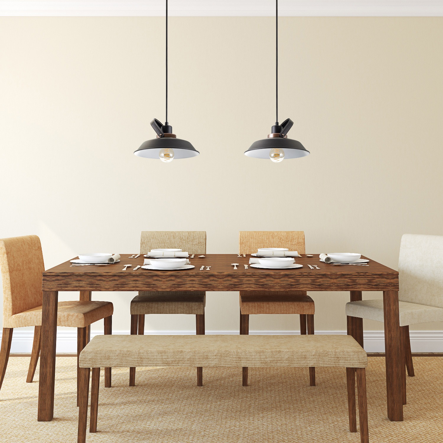 Paco Home Pendelleuchte »INKA L« E27