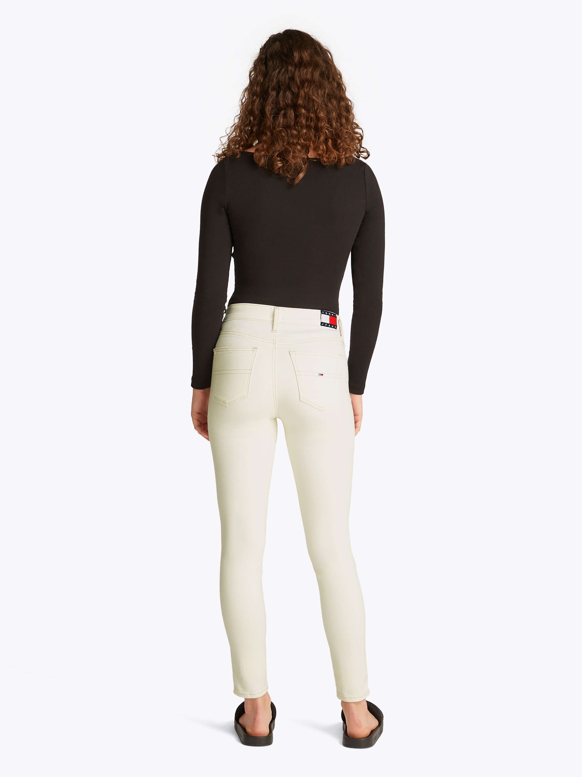 Tommy Jeans Skinny-fit-Jeans »Nora Mid Rise Skinny Ankle Zip«, in knöchelfreier Länge, mit Reißverschluss