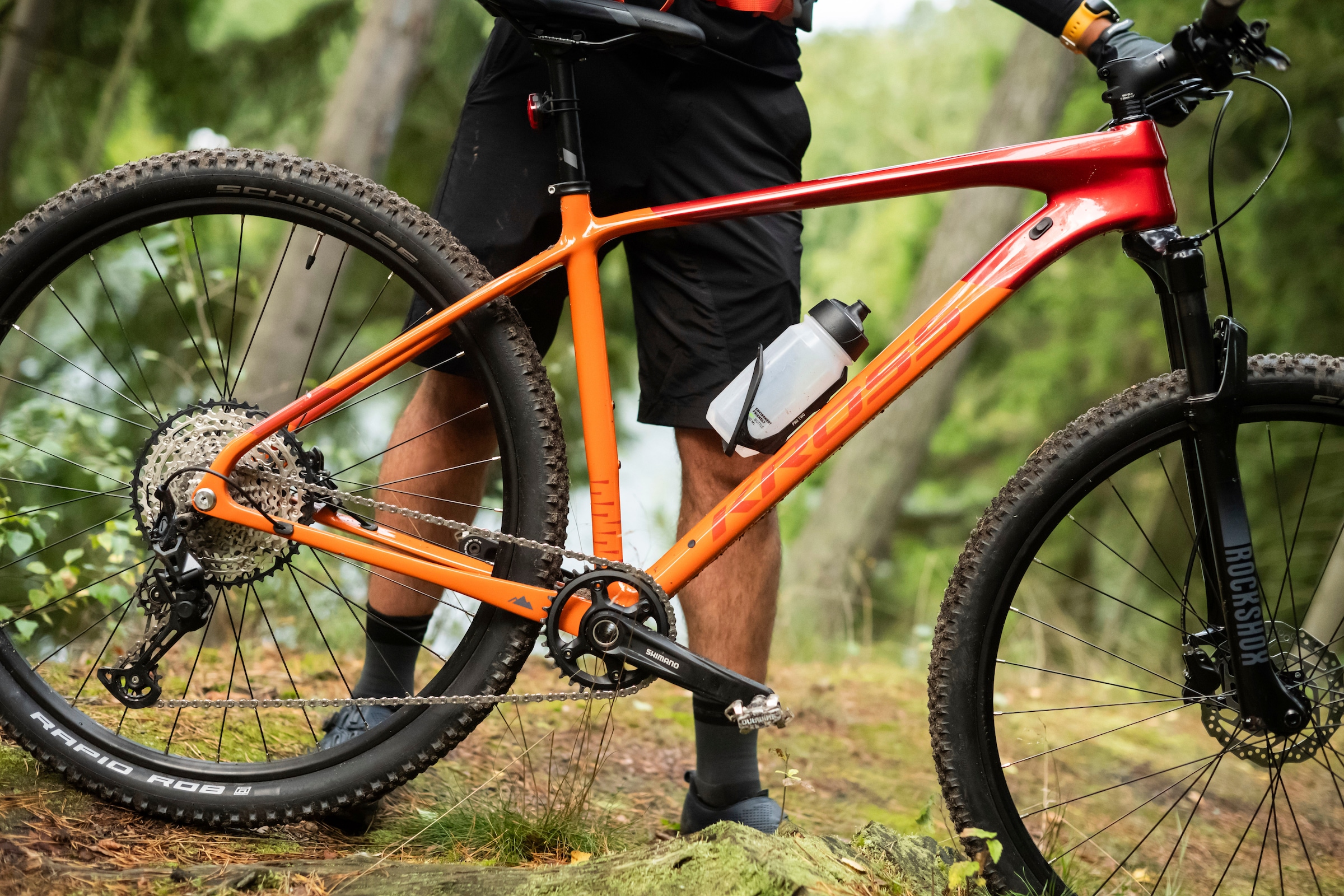Kross Mountainbike »Hardtail Level 10.0« 12 Gang Shimano DEORE SLX M7100 Schaltwerk Kettenschaltung mit Carbon-Rahmen und -Gabel