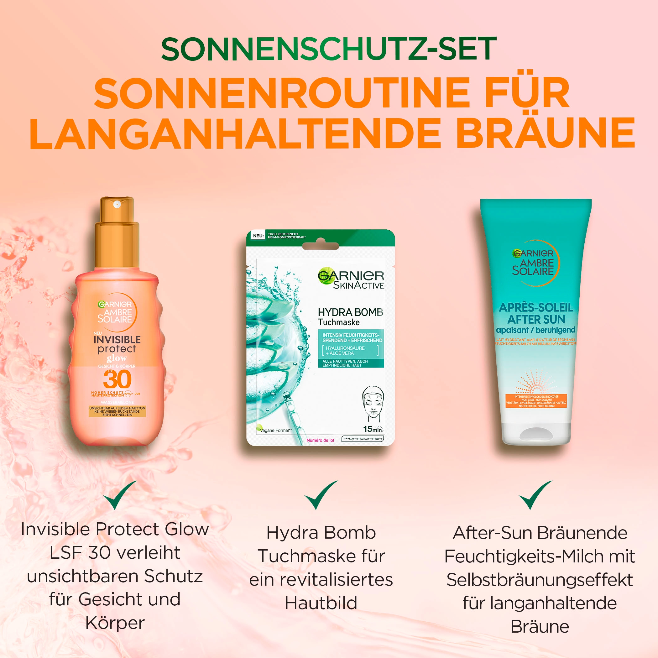 GARNIER Sonnenschutzpflege »Garnier Coffret tlg.) kaufen Summer Beauty«, | UNIVERSAL online Young (3