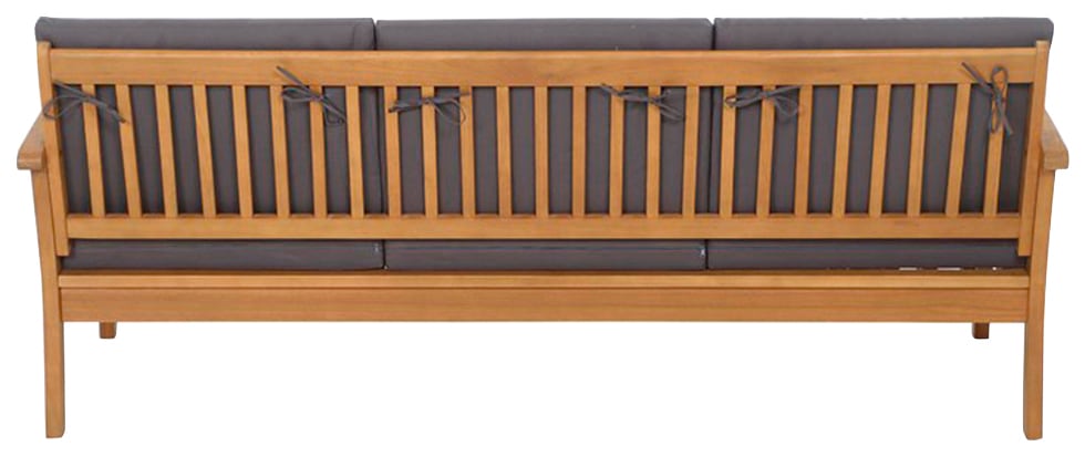 Siena Garden Gartenlounge-Set »Tavira«, (2x Sessel, 1x 2er-Sofa, 1x Tisch), Eukalyptus FSC 100%, inkl. Kissen