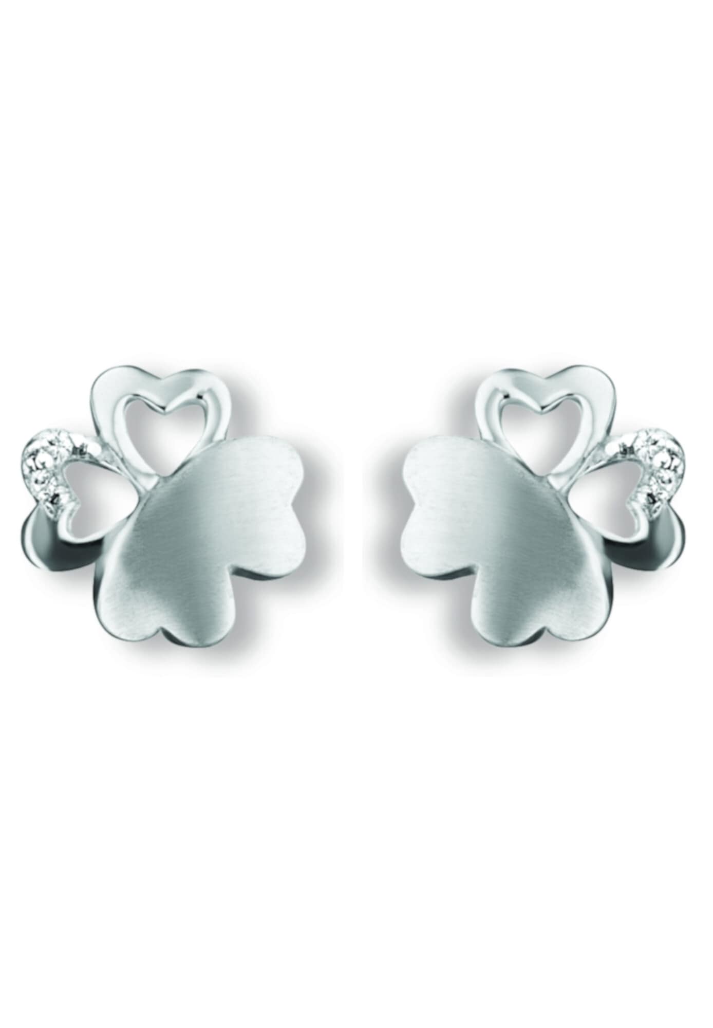 ONE ELEMENT Paar Ohrstecker »Zirkonia Blume Ohrringe  Ohrstecker aus 925 Silber«