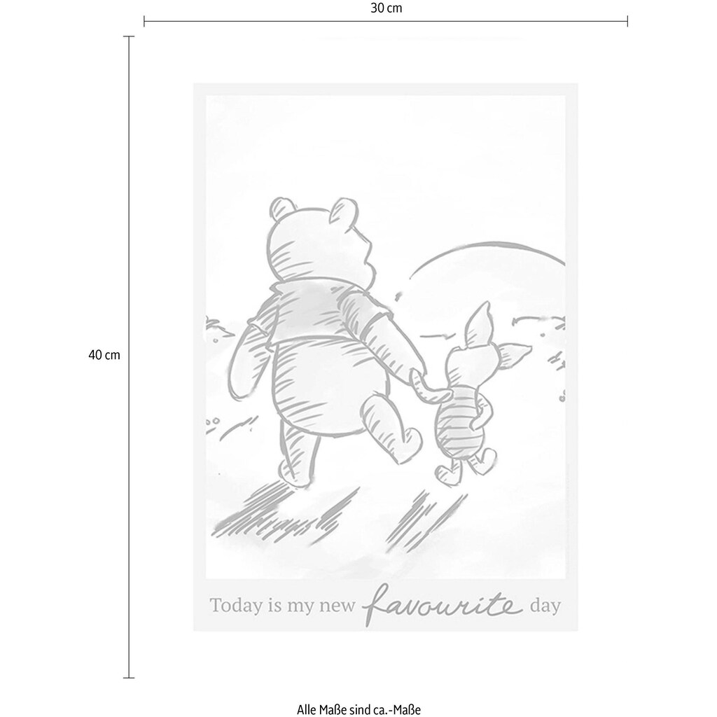 Komar Poster »Winnie Pooh Today«, Disney, (1 St.)