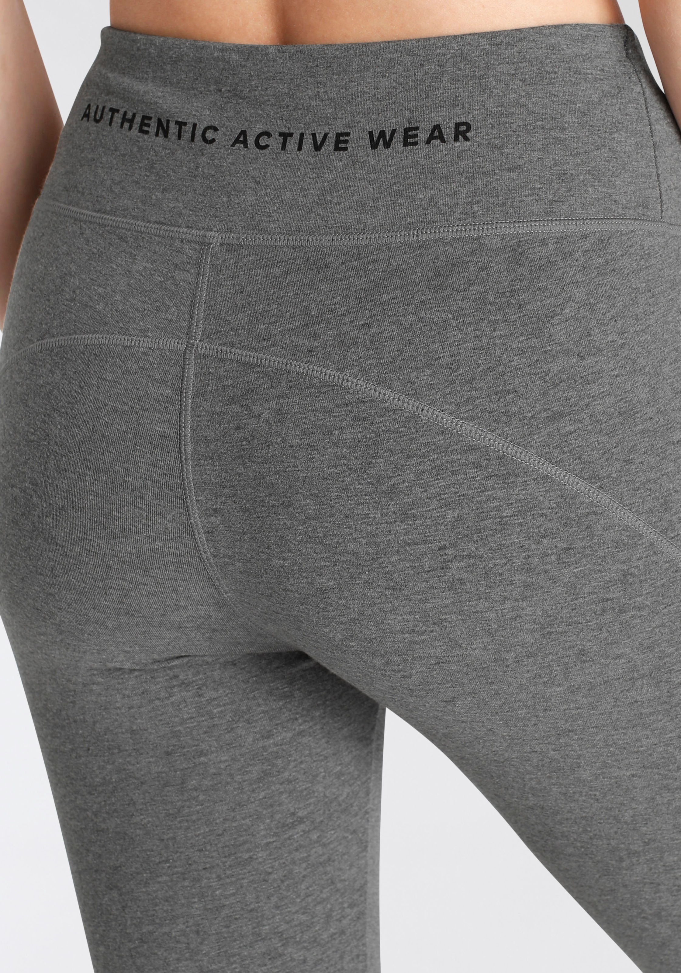 Vivance active Funktionsleggings, Sportleggings mit breitem Komfortbund