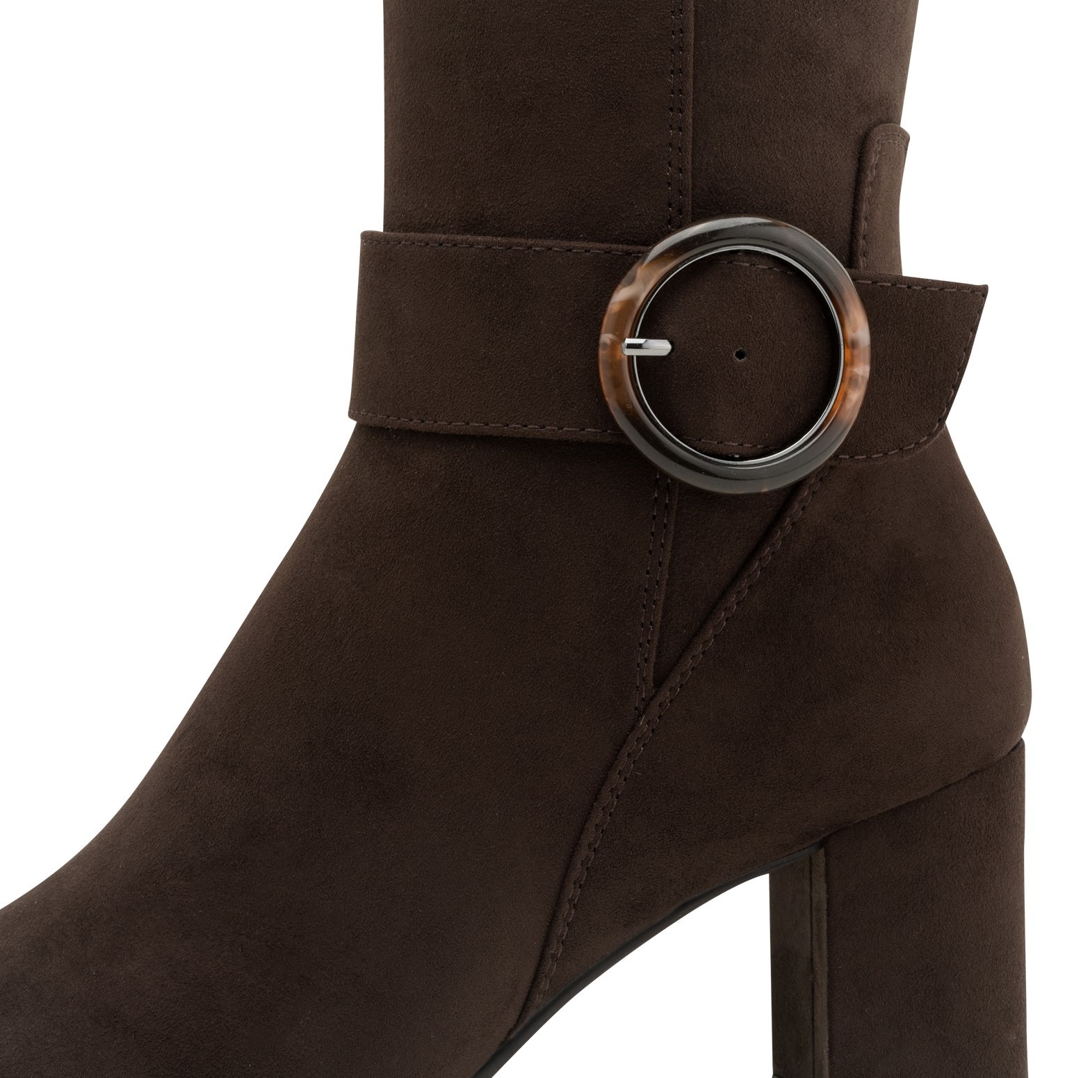 MARCO TOZZI Stiefel  , Blockabsatz, Businessstiefel, Langschaftstiefel mit Zierschnalle