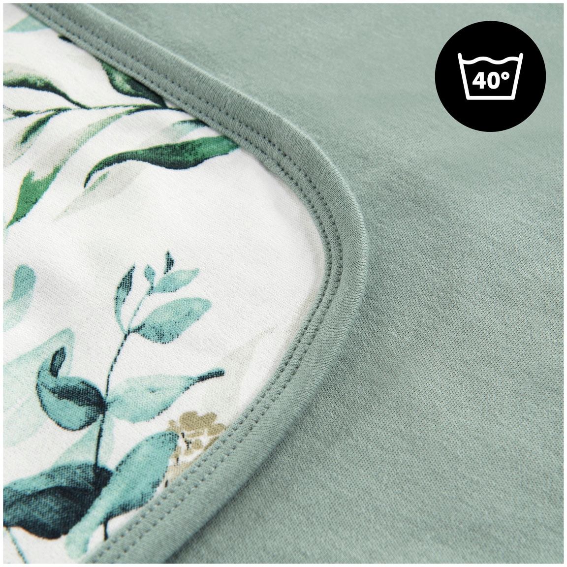 Hauck Babydecke »Baby Einschlagdecke, Snuggle N Dream leaves Mint/grün«, Baby Einschlagdecke mit Kapuze