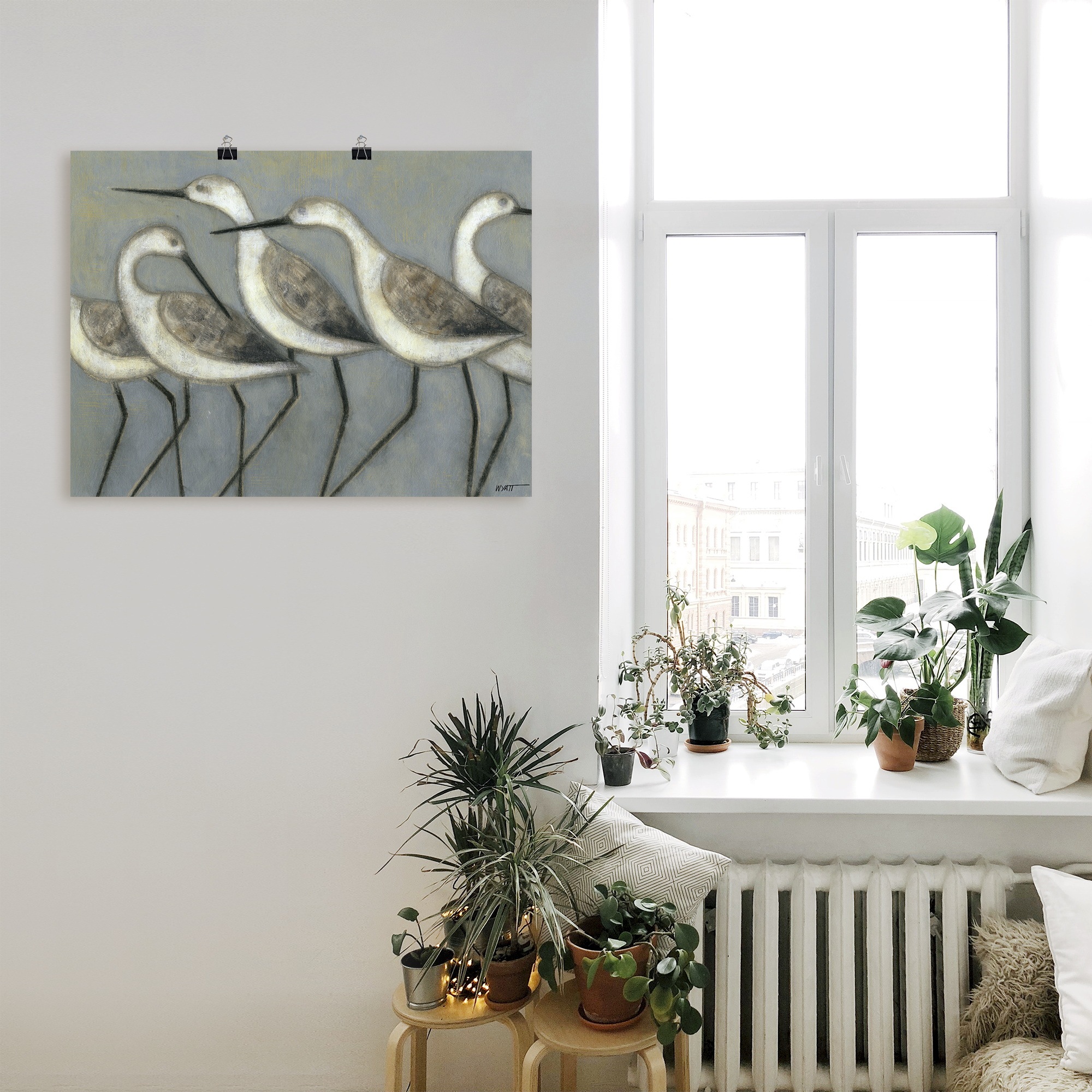 Artland Wandbild »Küstenvögel I« Vögel 1 Stk. tlg. als Leinwandbild, Poster in verschied. Größen
