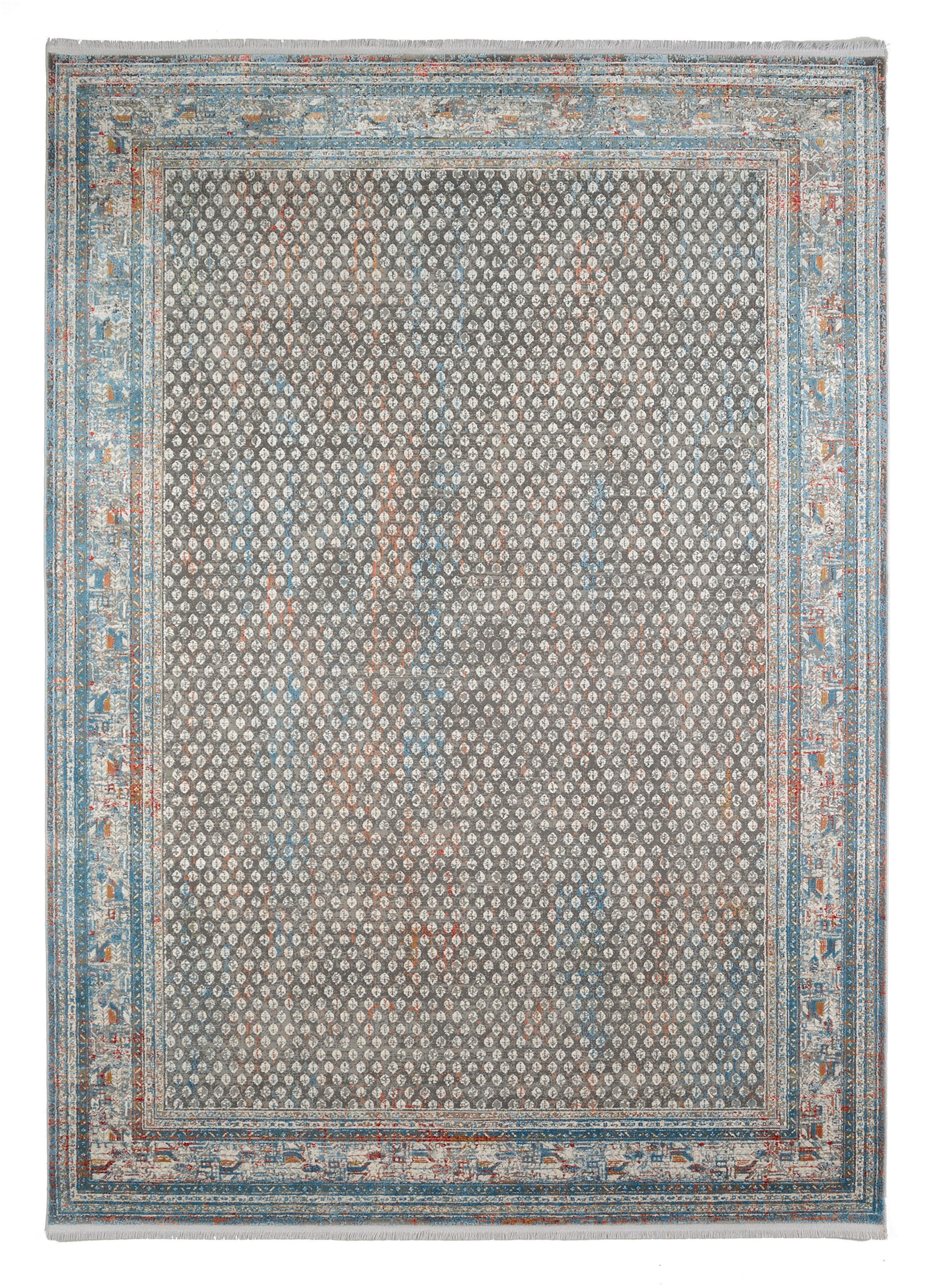 OCI DIE TEPPICHMARKE Teppich »BESTSELLER MIRI«, rechteckig, 8 mm Höhe, Vintage Optik mit feinem Glanz und feinen Fransen, Wohnzimmer