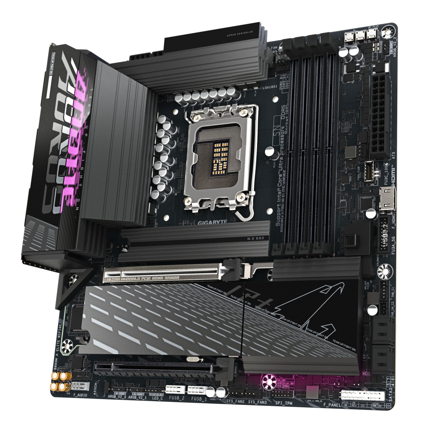 Gigabyte Mainboard »B860M AORUS ELITE WIFI6E Mainboard - Intel Core Ultra CPUs, 12+1+2+1 P«