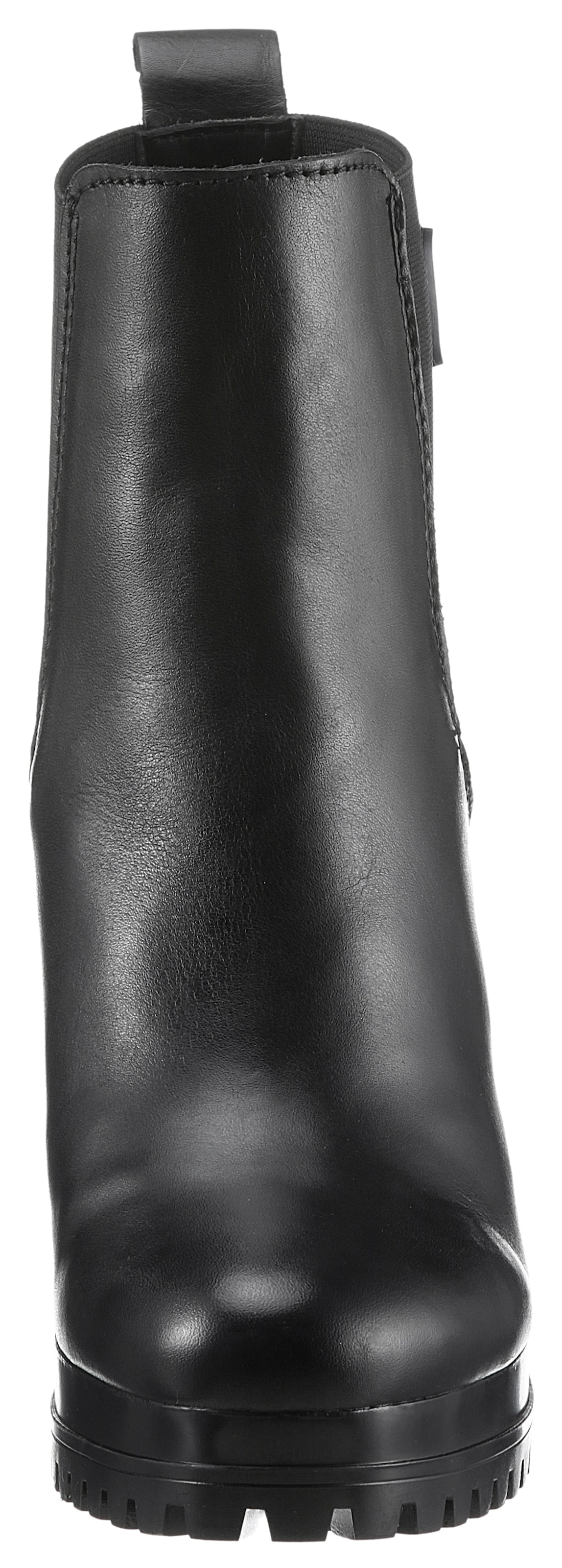 Tommy Jeans High-Heel-Stiefelette »TJW NEW ESS HIGH HEEL BOOT«, Blockabsatz, Partymode, Ankleboots in schmaler Form