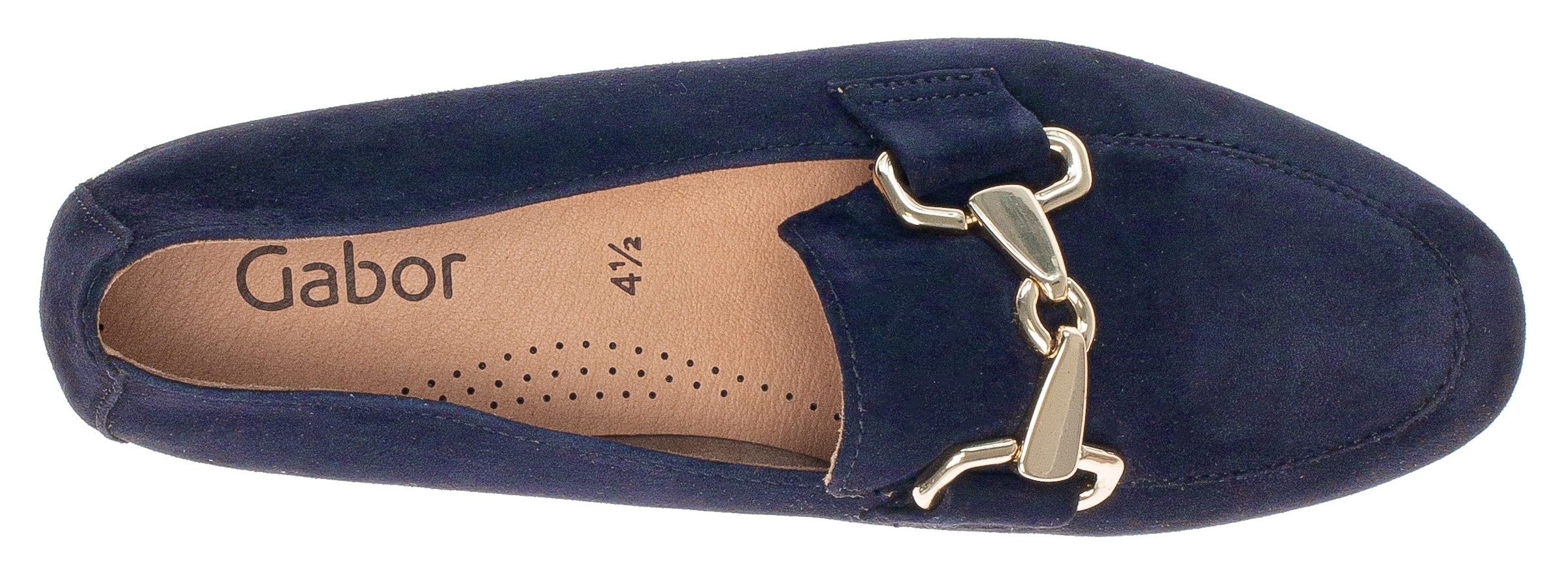 Gabor Slipper, Loafer, Halbschuh, Businessschuh mit edler Zierschnalle