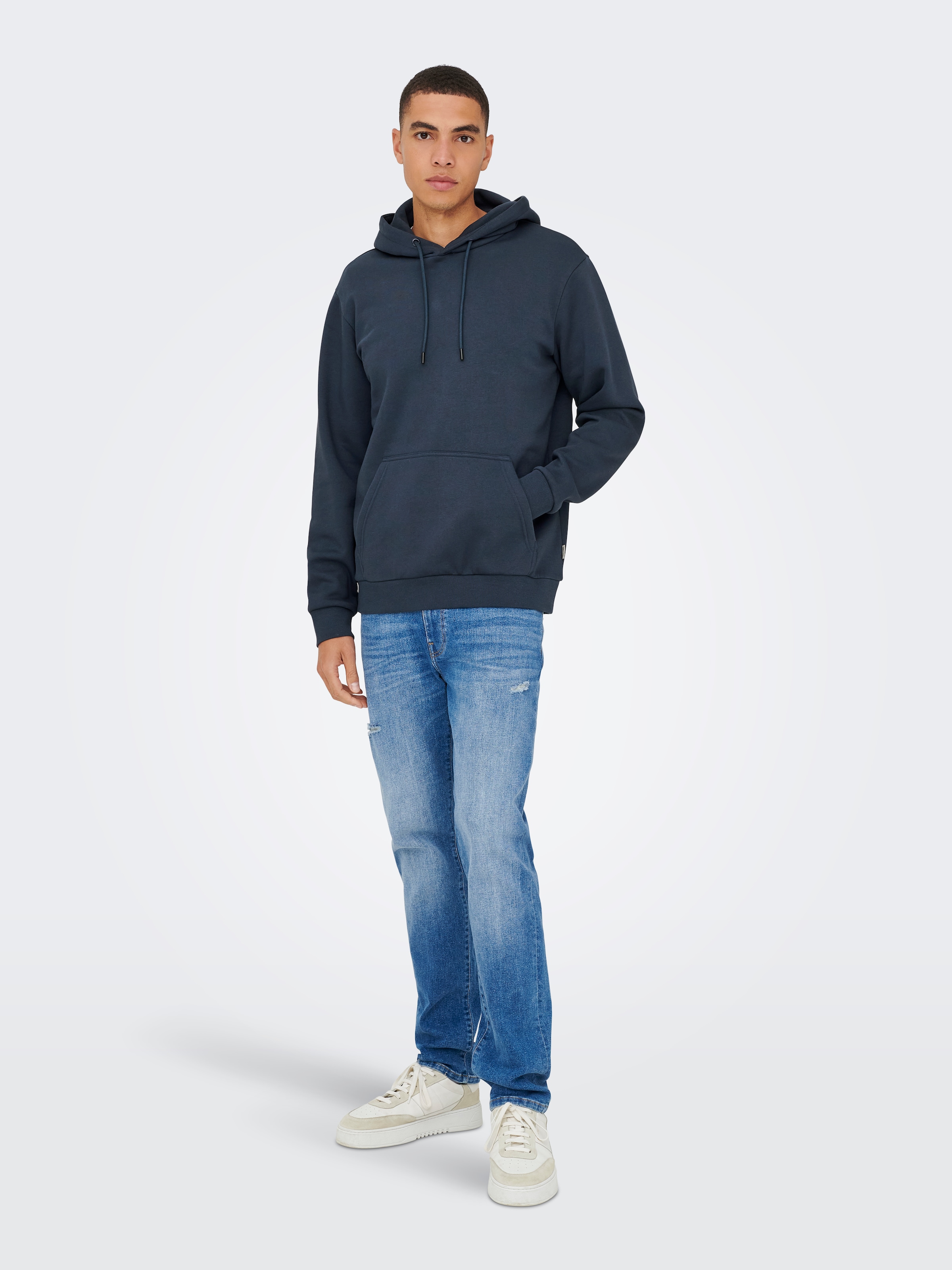 ONLY & SONS Kapuzensweatshirt »ONSCERES HOODIE SWEAT NOOS«, Baumwollmischung, regular fit
