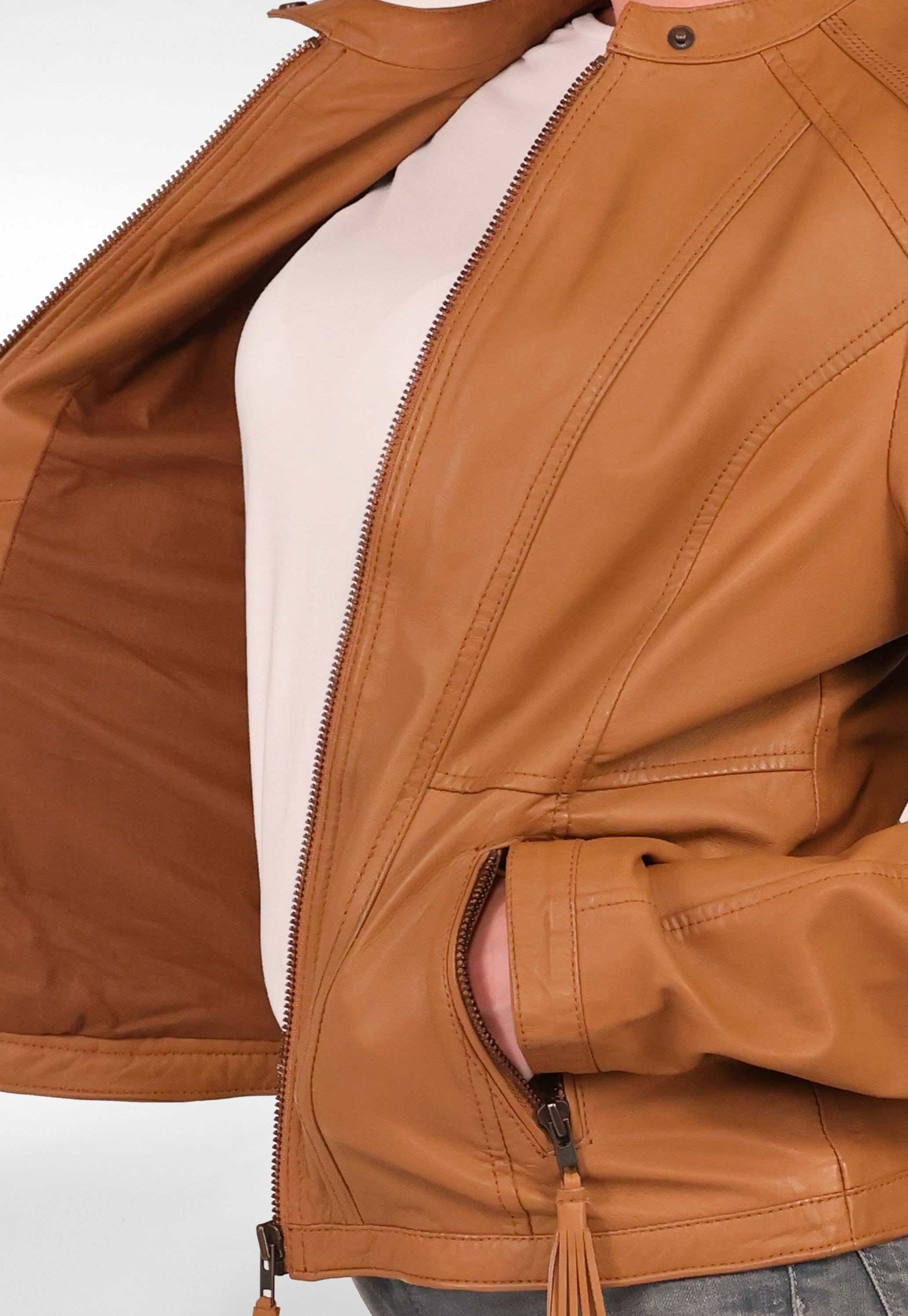 JCC Bikerjacke »Lederjacke 6011099-2«