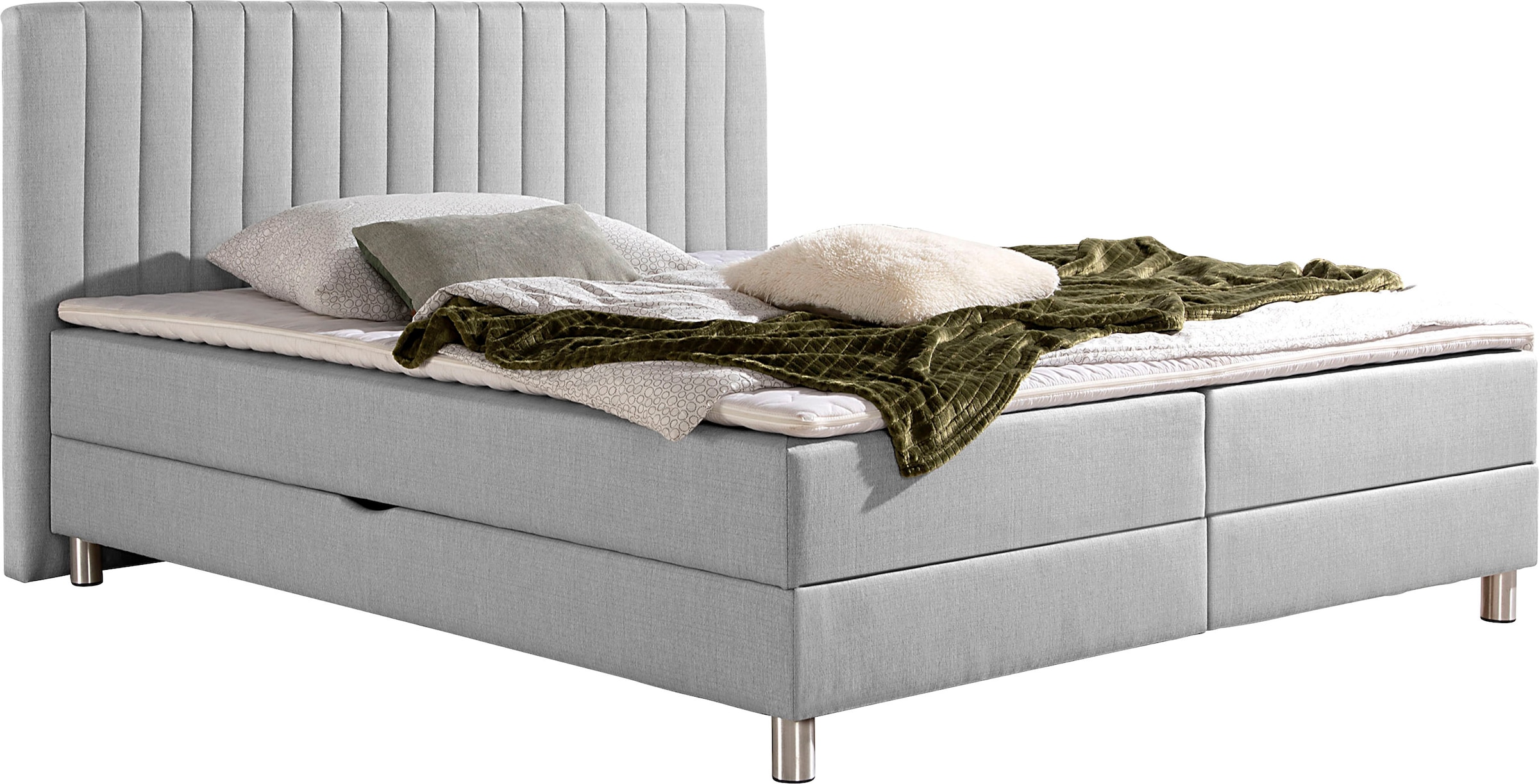 Maintal Boxbett, mit Bettkasten und Kaltschaum-Topper