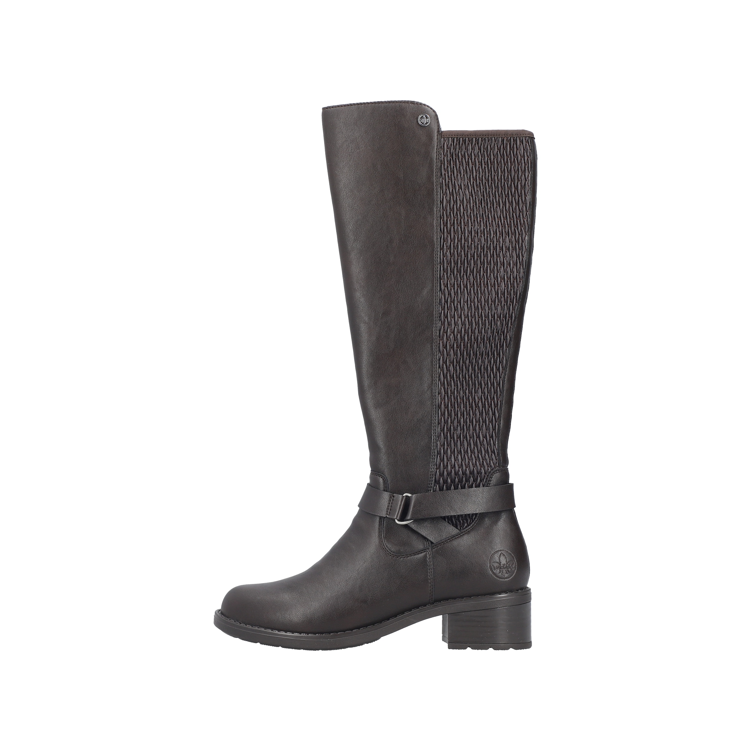Rieker Stiefel  Langschaftstiefel mit Stretch und Innenreißverschluss