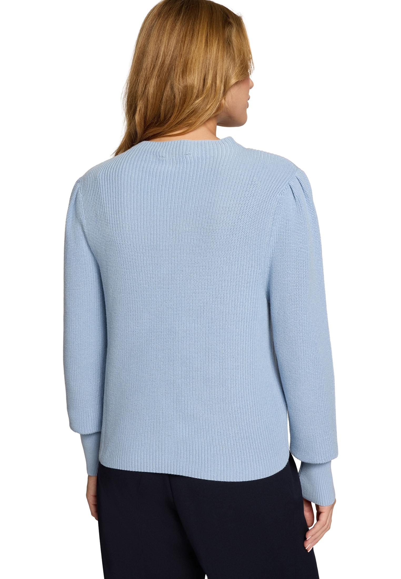 Zero Strickpullover »Strickpullover mit Ballonärmeln«