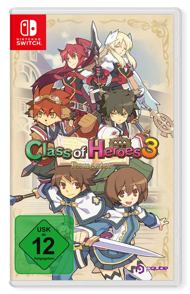 PQube Spielesoftware "Class of Heroes 3 Remaster" Nintendo Switch