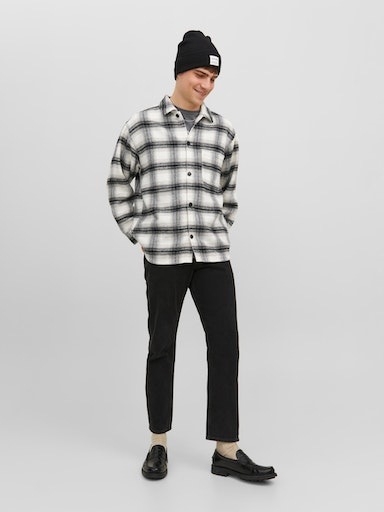 Jack & Jones Langarmhemd »JORZAC CHECK OVERSHIRT LS SN«