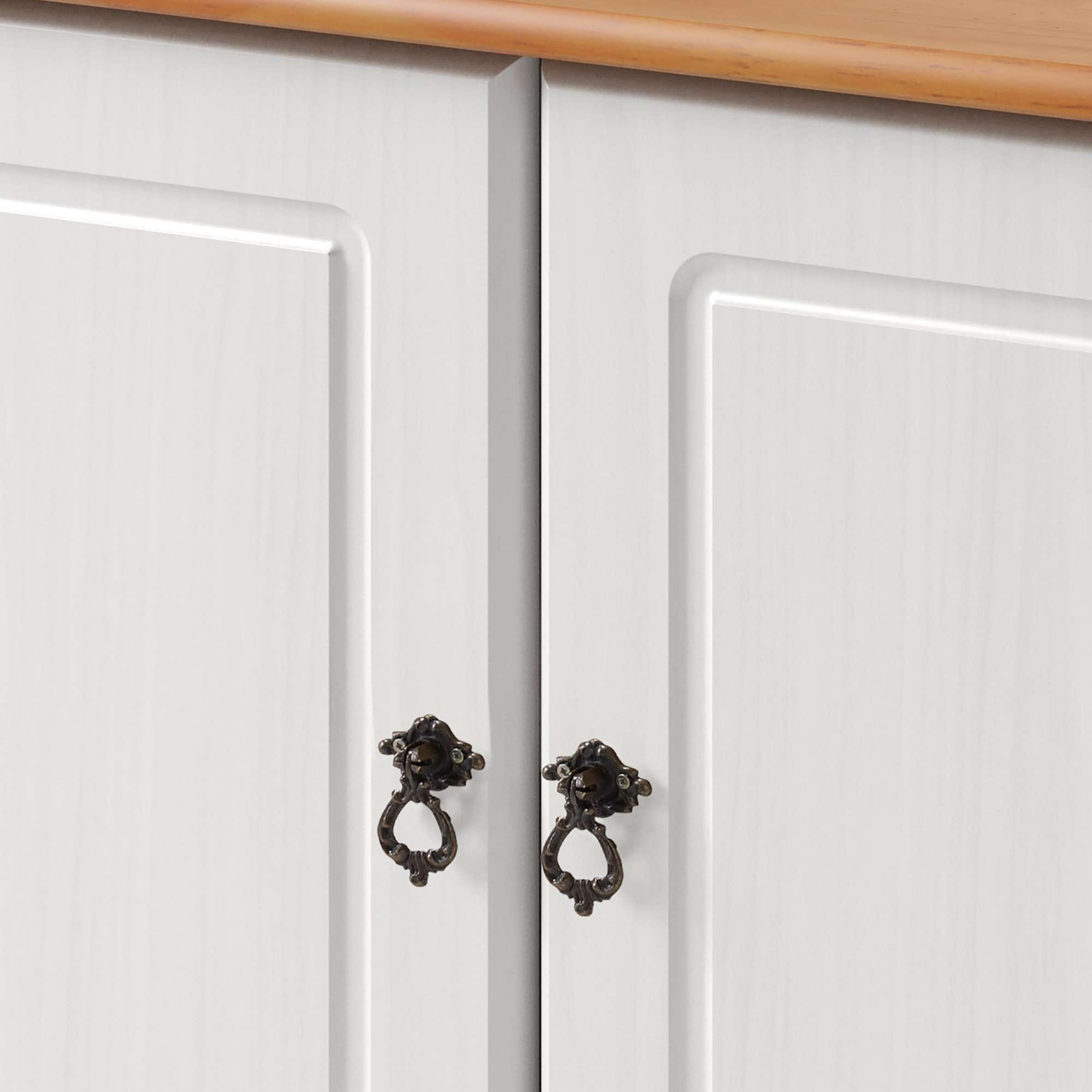 OTTO home Waschbeckenunterschrank »Finca« aus massivem Kiefernholz, Siphonausschnitt, Breite 62 cm, Höhe 55 cm
