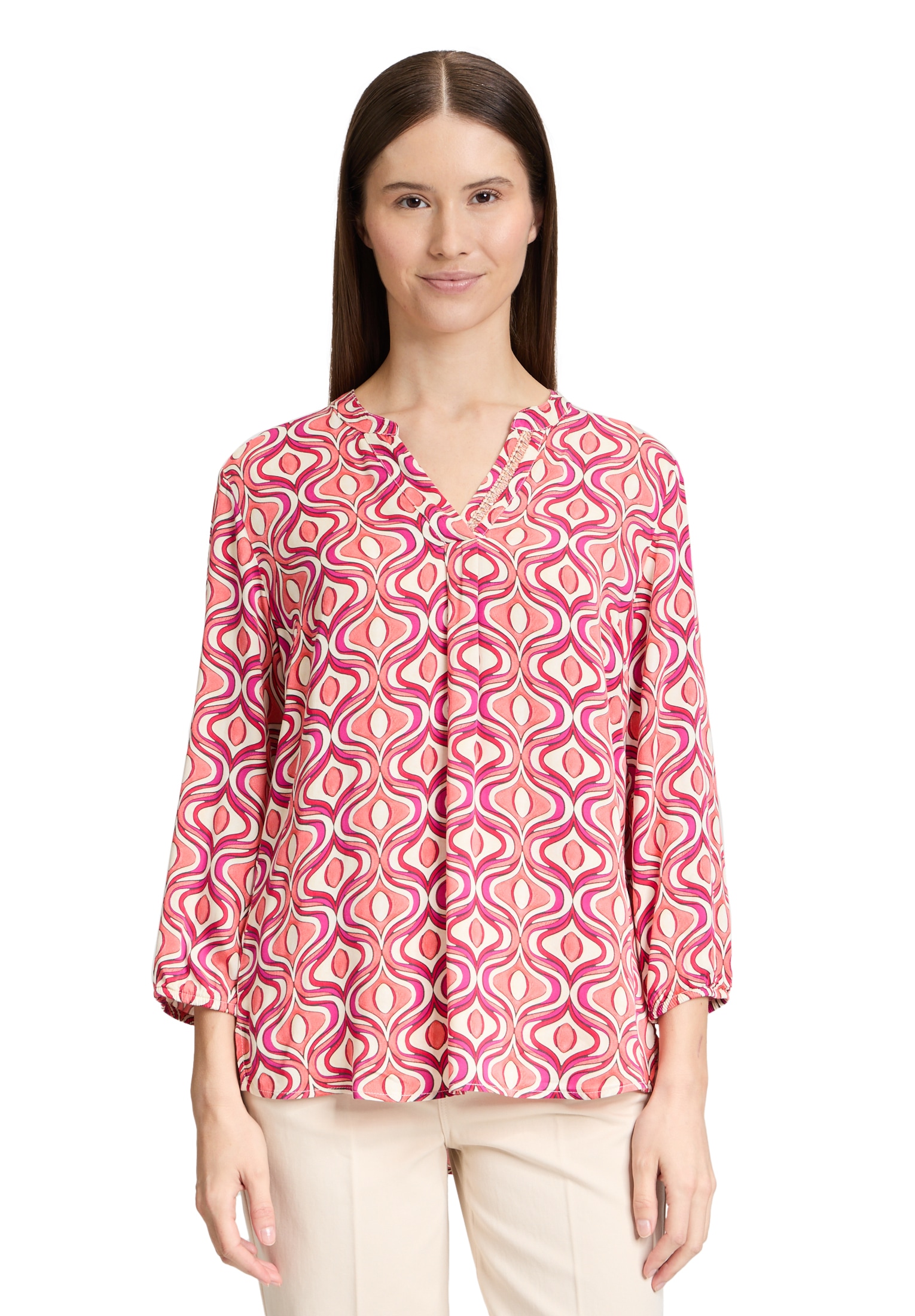 Cartoon Klassische Bluse »Blusenshirt mit Muster«