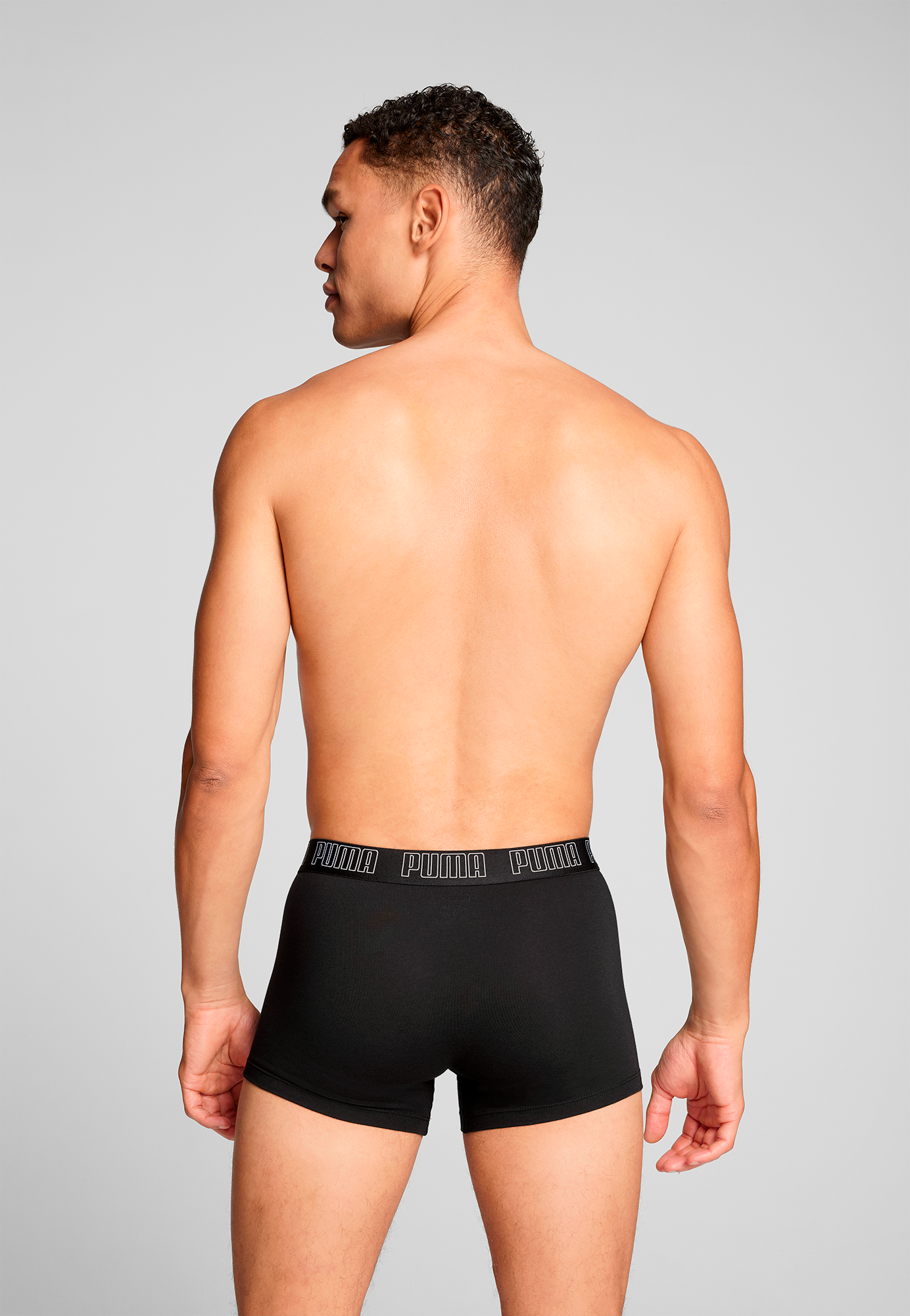 PUMA Trunk »PUMA MEN EVERYDAY TRUNKS 2P« Packung, 2er Pack,  mit kontrastfarbigem Webbund