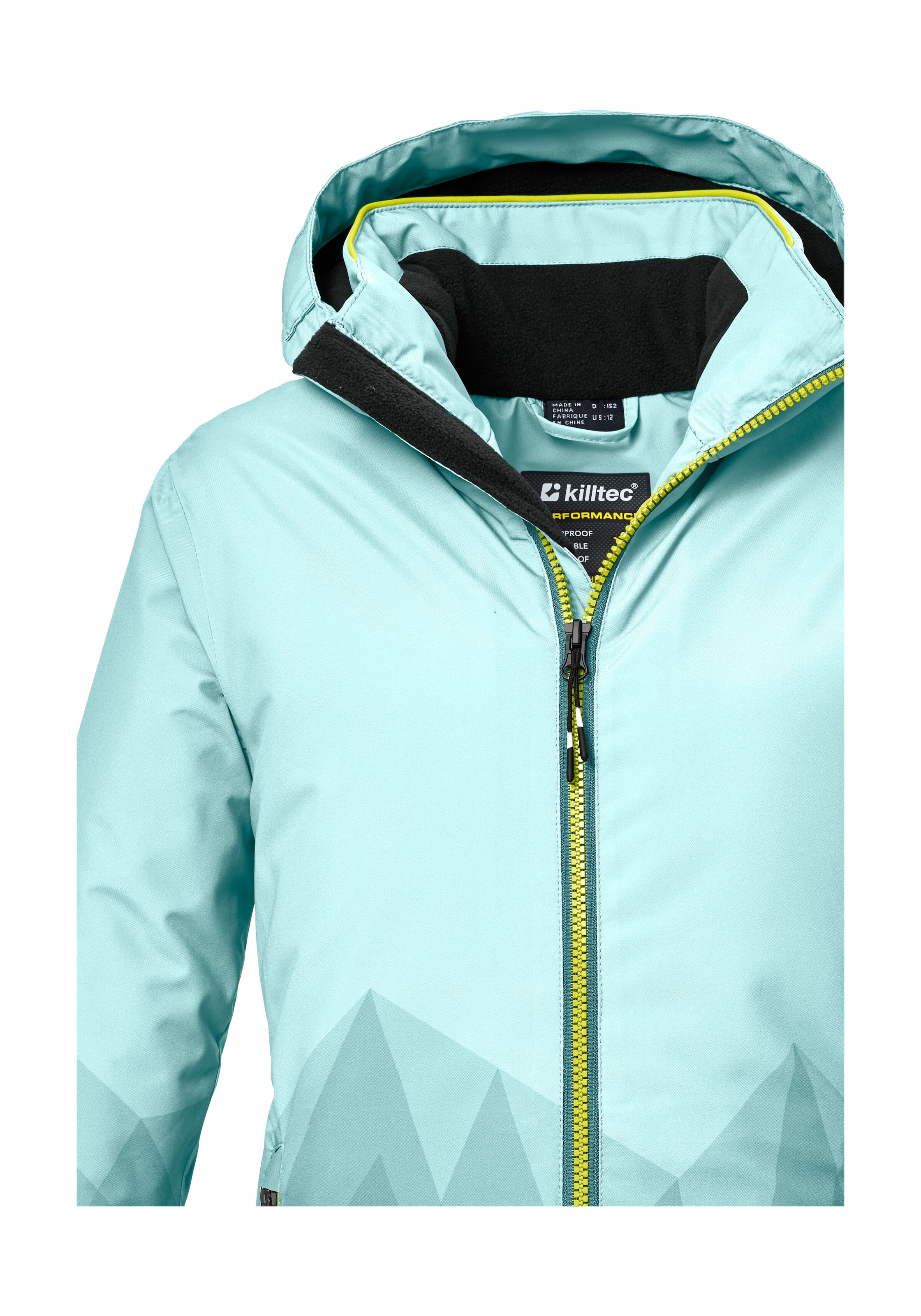 Killtec Skijacke »KSW 328 GRLS SKI JCKT« Wasser- und winddichte Mädchen-Winterjacke mit verstellbarer Kapuze