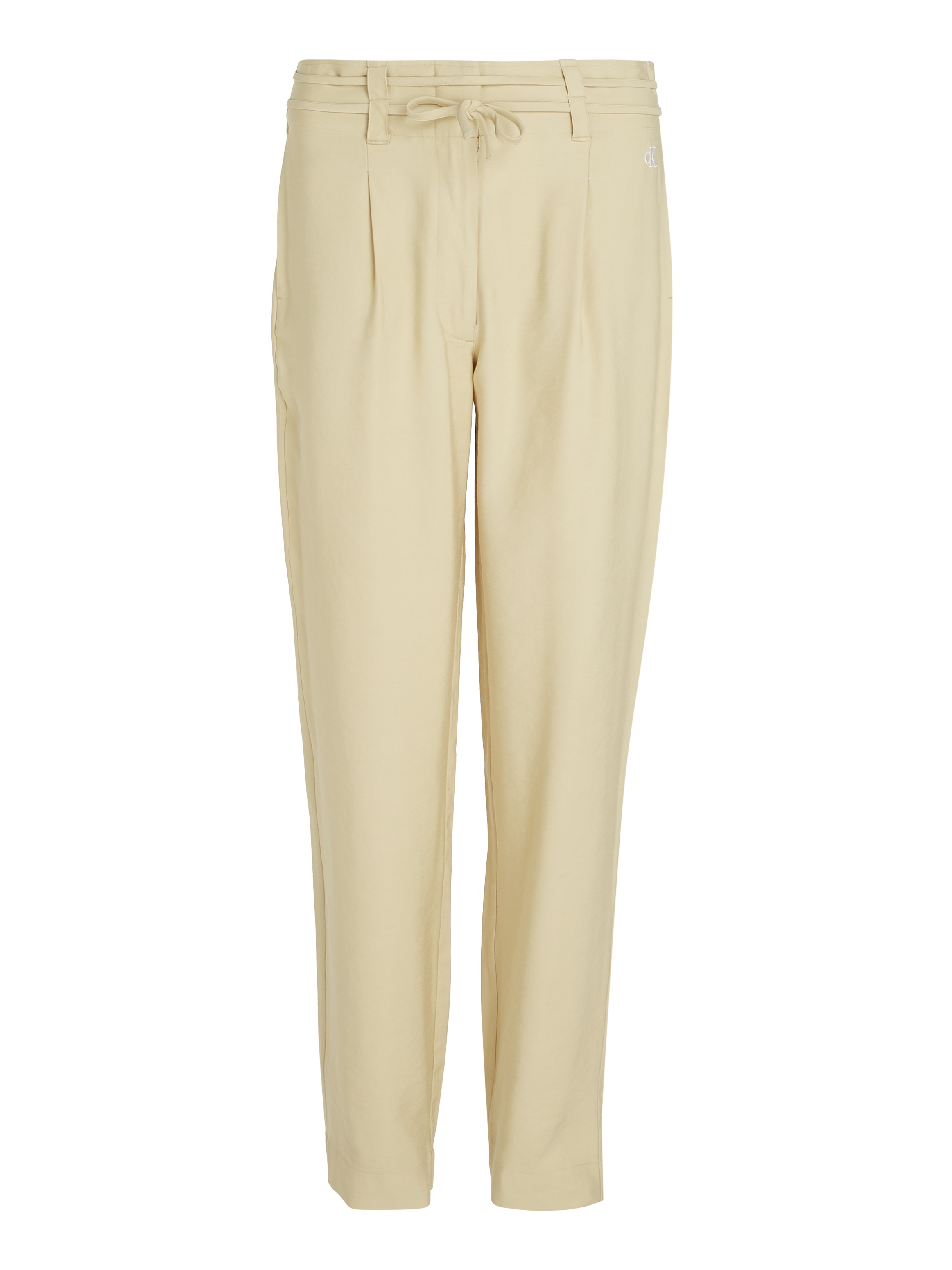 Calvin Klein Jeans Webhose »WAIST TIES TAPERED TWILL PANT«, mit Logomarkenlabel