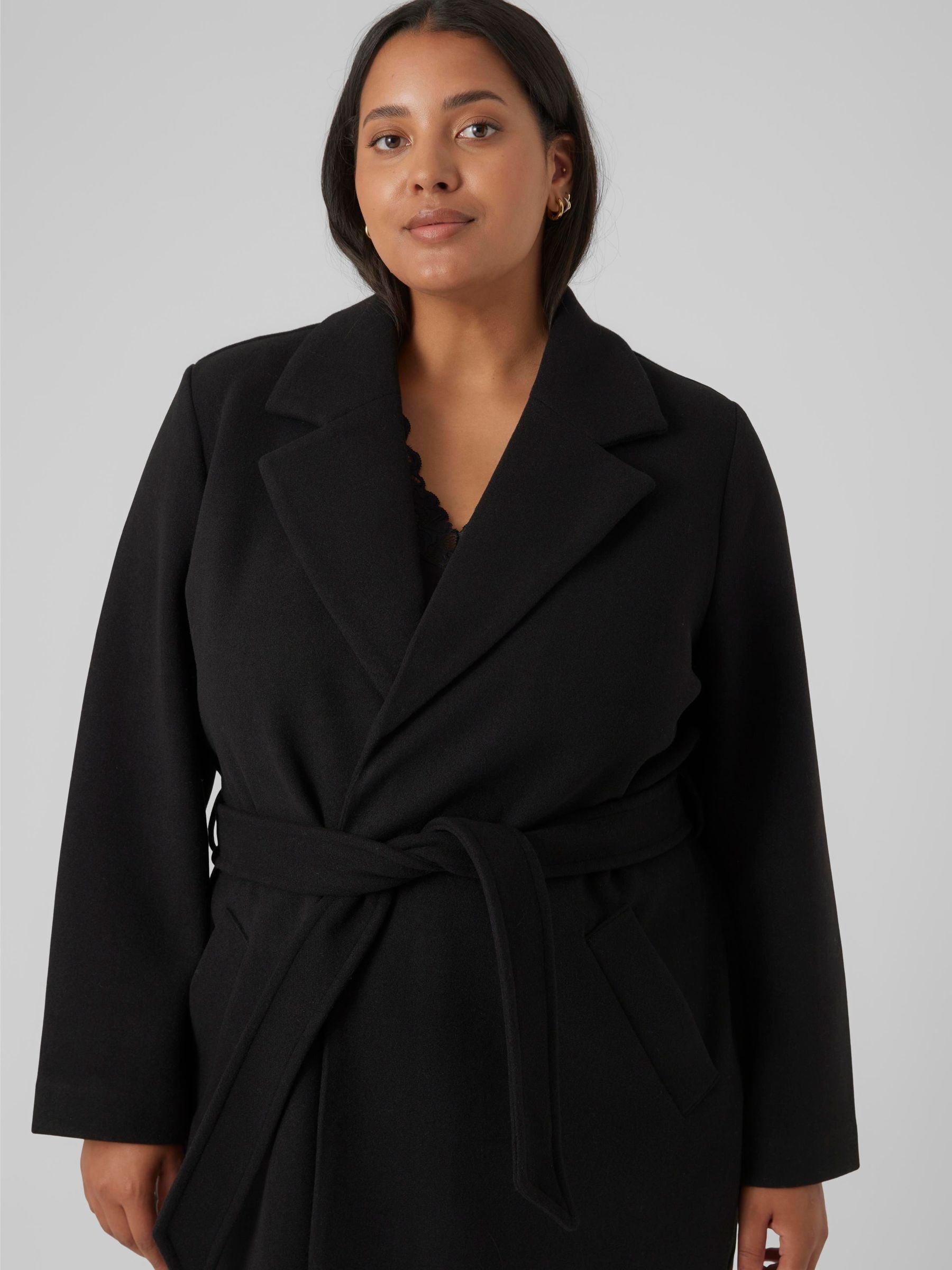 Vero Moda Curve Langmantel »VMCFORTUNEAYA LONG COAT GA CUR NOOS«