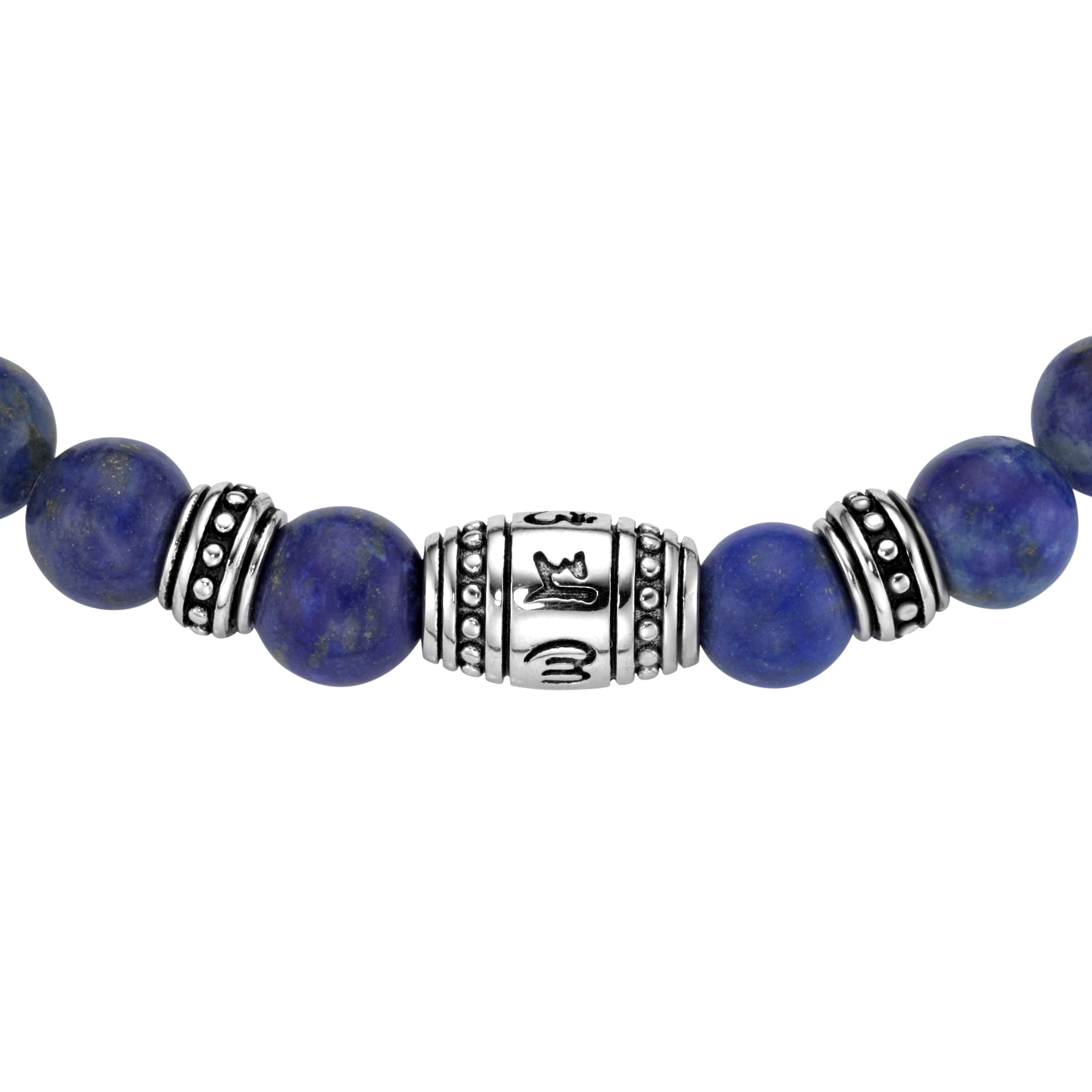 GIORGIO MARTELLO MILANO Armband »Armband mit Lapis-Kugeln, Silber 925«