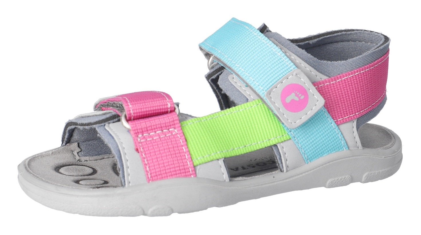 Ricosta Sandale »Loen WMS: mittel«  , Trekkingsandale mit Klettverschluss, Größenschablone zum Download