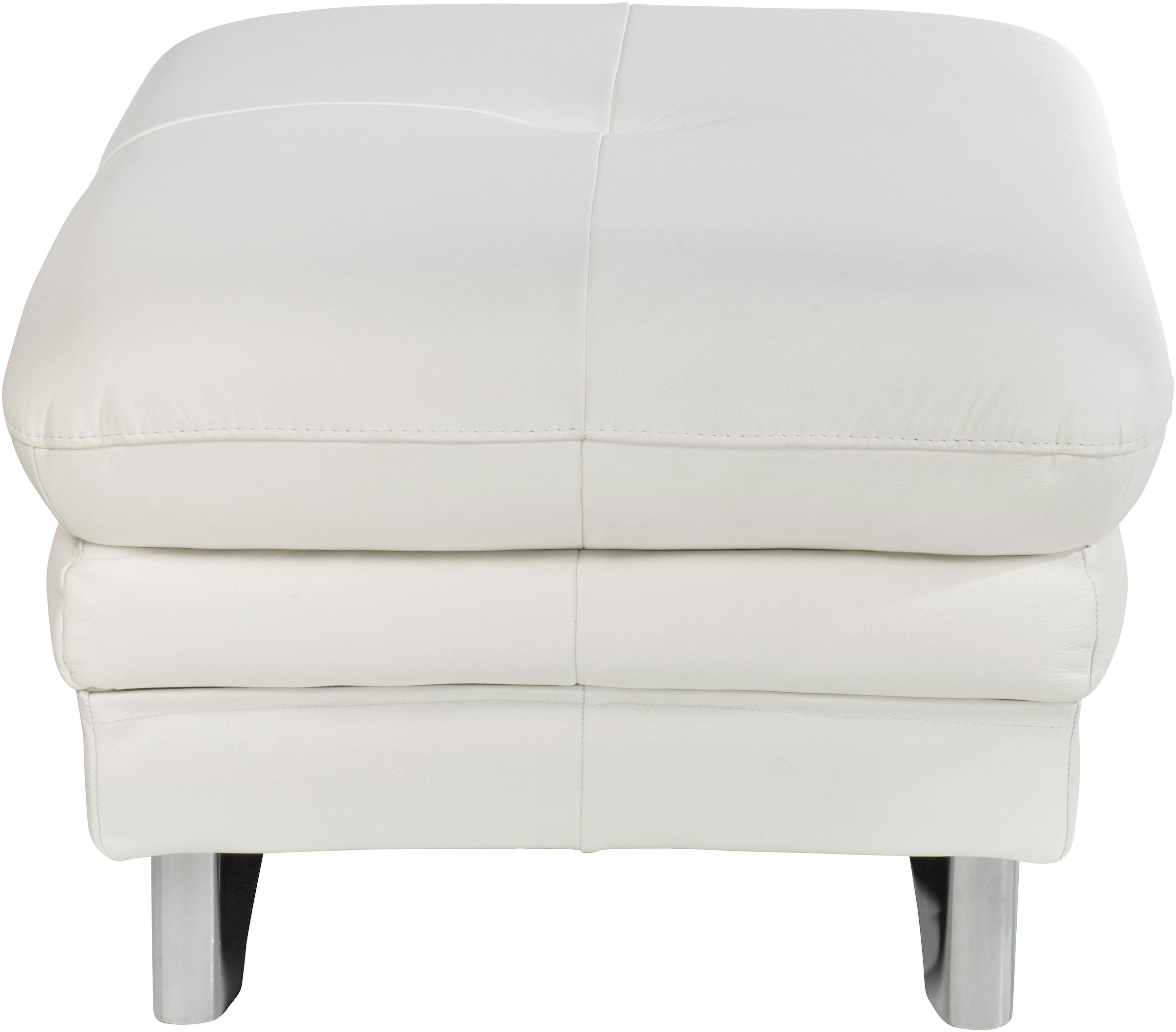 COTTA Polstergarnitur »Enterprise«, (Set), Set bestehend aus: 2-Sitzer mit Kopfteilverstellung & Hocker