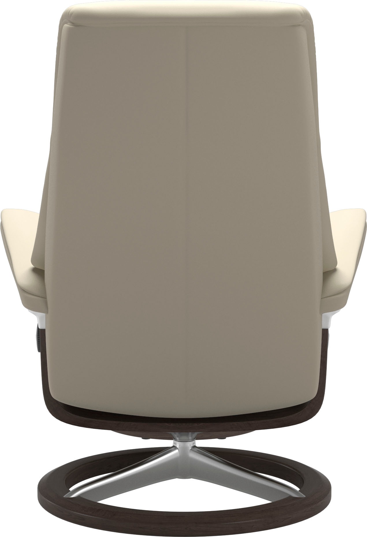 Stressless® Relaxsessel »View«, (Set, Relaxsessel mit Hocker), mit Signature Base, Größe M,Gestell Wenge