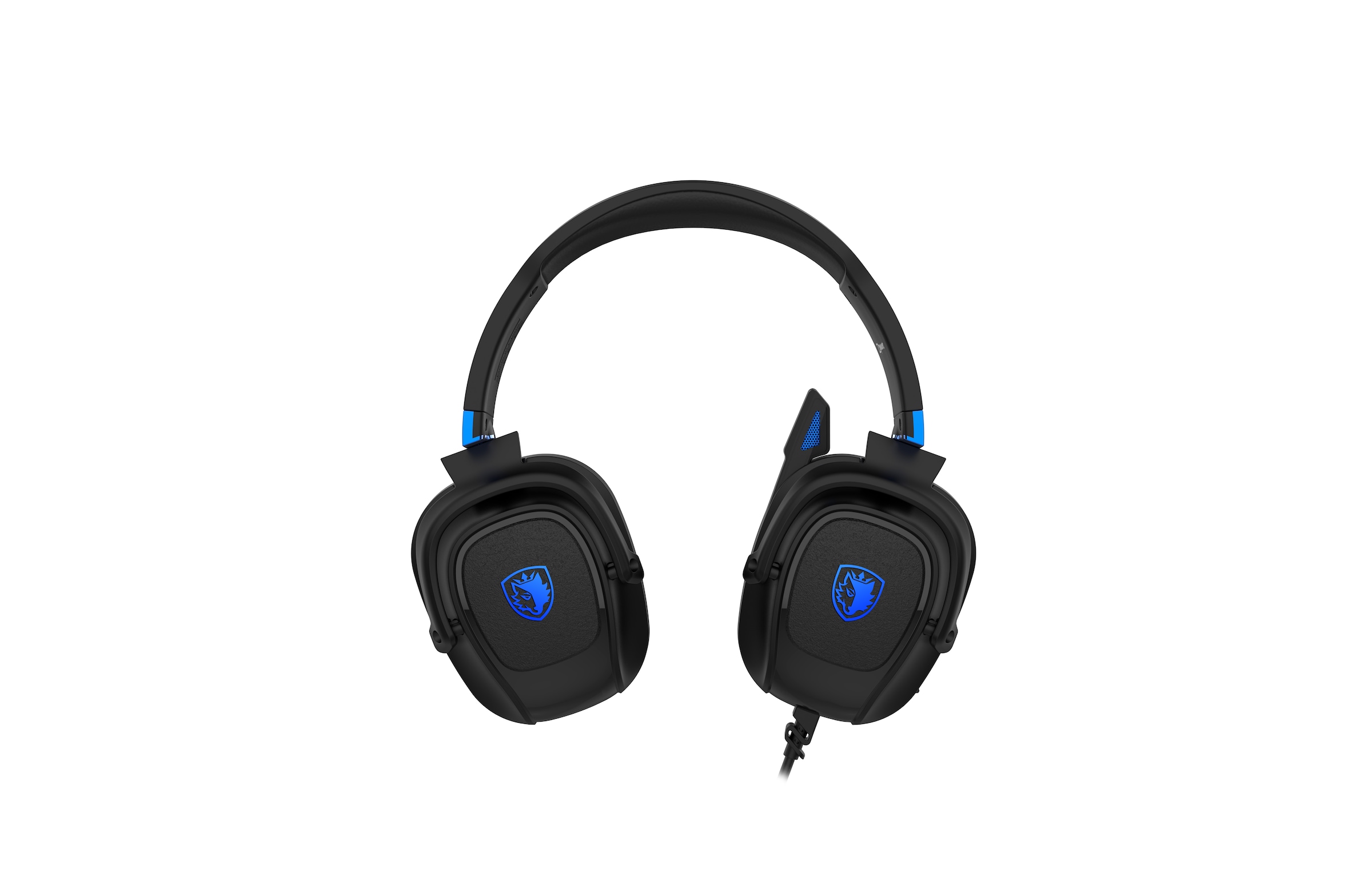 Sades Gaming-Headset »Zpower SA-732 Gaming Headset, schwarz/blau, USB, kabelgebunden«, Stereo, Over Ear, PC, PST, XBox, Nintendo Switch, VR, Phone