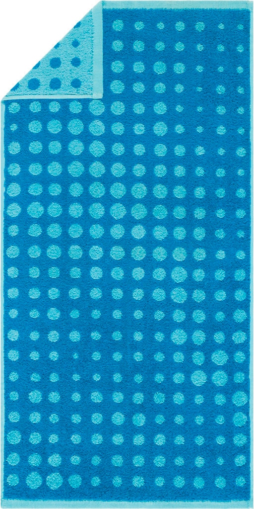 Egeria Handtuch Set »DOT«, 7 tlg., Frottier, mit passender Badematte 60x100  cm im Punkt Dessin