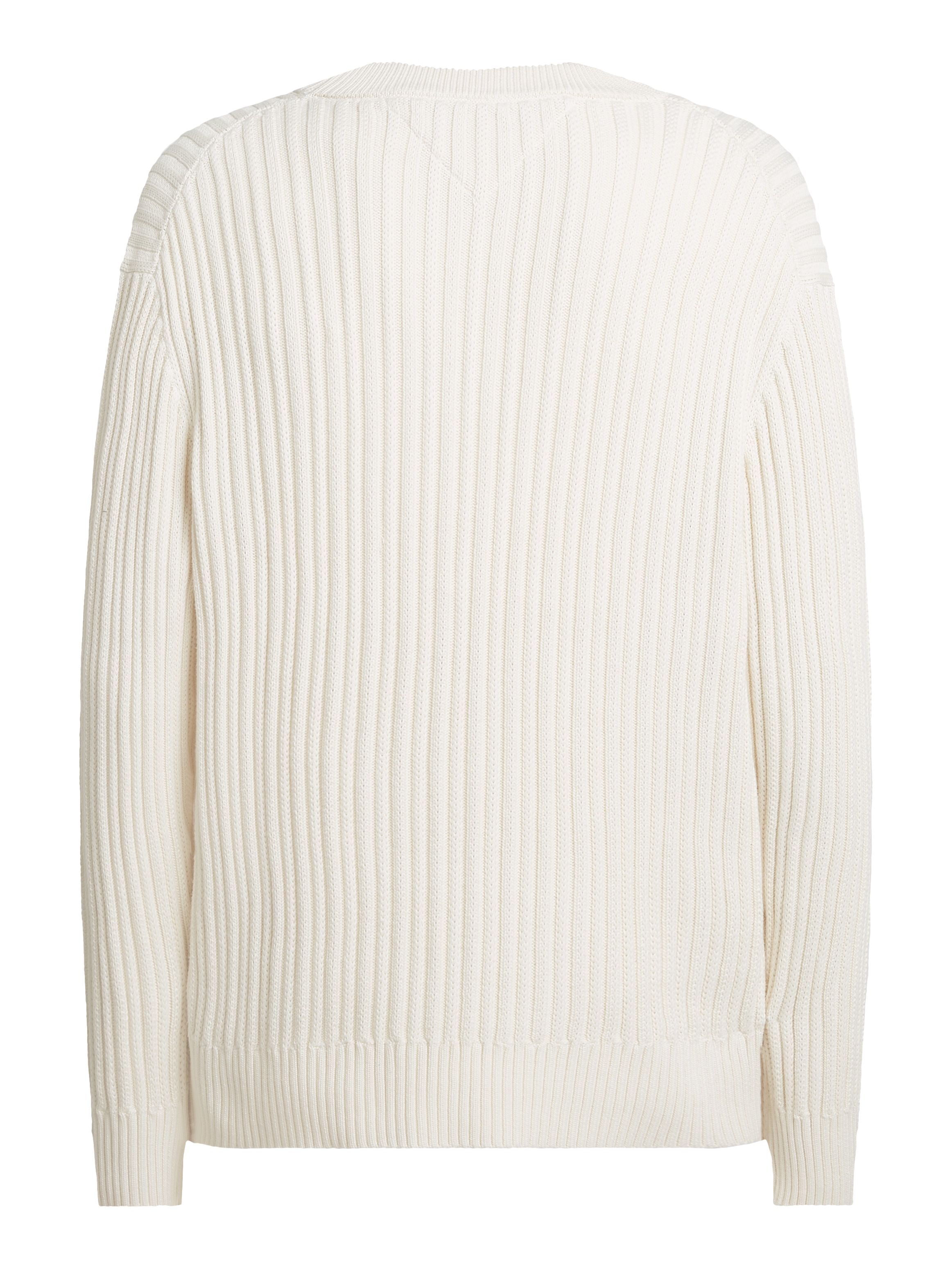 Tommy Hilfiger Rundhalspullover »GLOBAL STRIPE CHUNKY RIB C NK«, mit auffälligem Color Block-Design