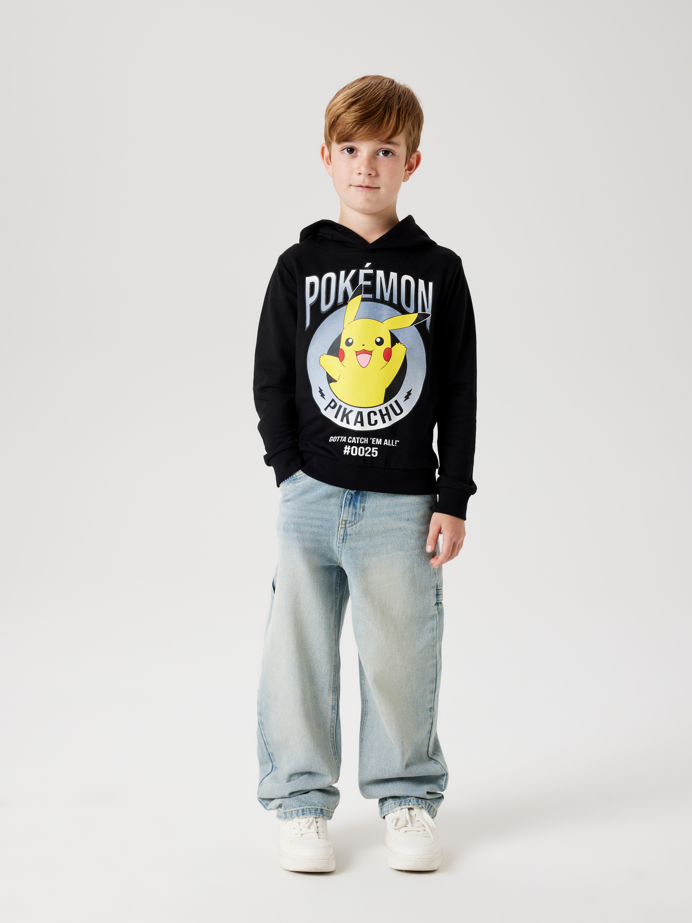 Name It Kapuzensweatshirt »NKMDU – Sweater mit großem Frontmotiv für Pokémon-Fans« bedruckt, casual, regular fit, Sweatware